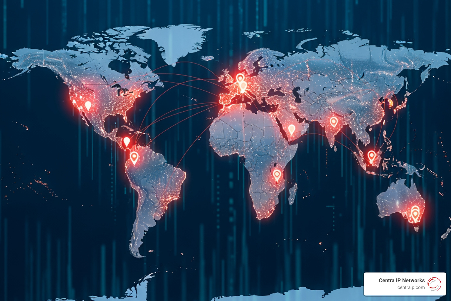 Global map showing real-time cyber attack vectors and threat hotspots - cloud and security Global map showing real-time cyber attack vectors and threat hotspots - cloud and security