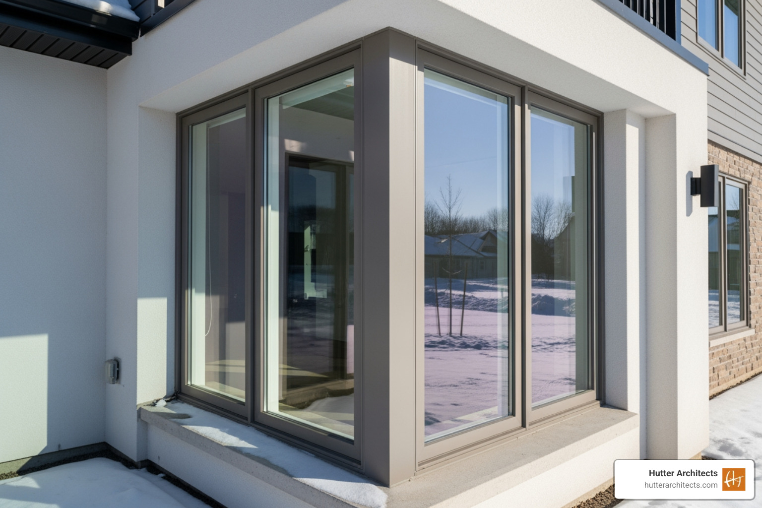 High-performance triple-pane window installation - passive house solutions High-performance triple-pane window installation - passive house solutions