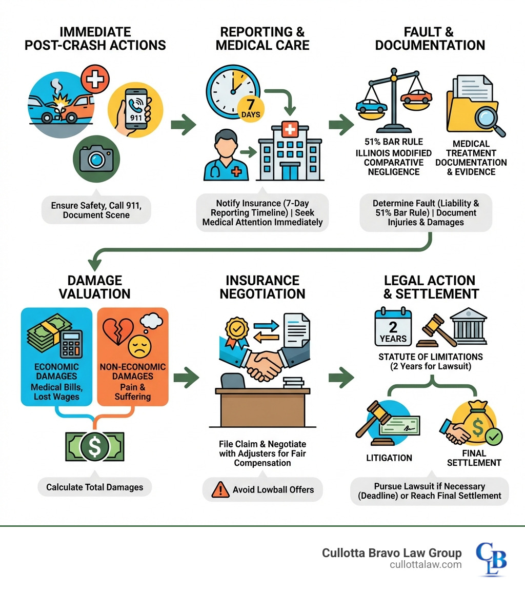 Claim Process Timeline From Crash to Cash: Navigating Your Injury Claim - Cullota Bravo Law Group