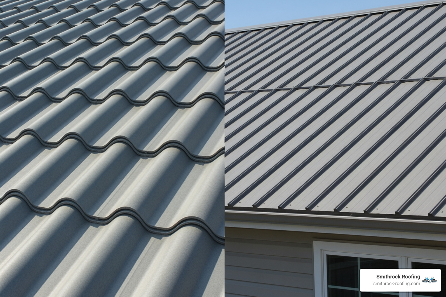 corrugated vs standing seam metal roofing panels side by side - 20 feet roofing sheet price