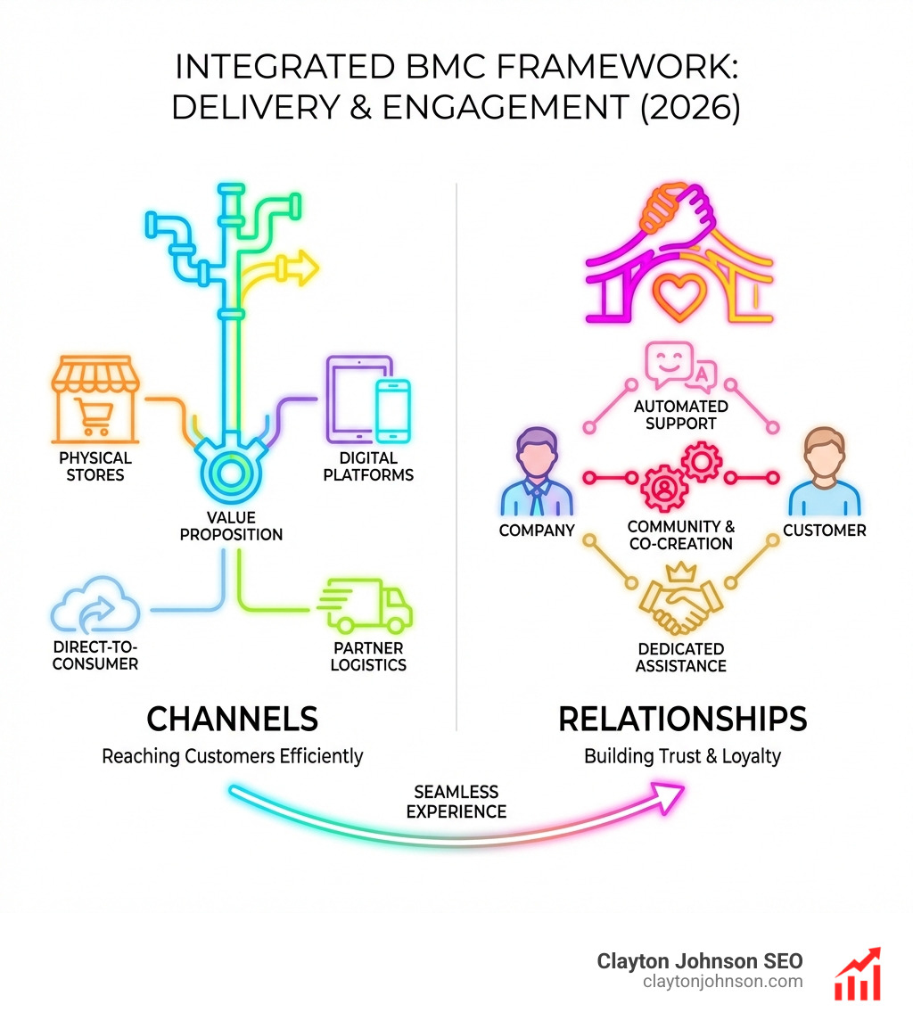 Spectrum of relationship types from Personal Assistance to Automated Services and Co-creation - BMC channels and relationships