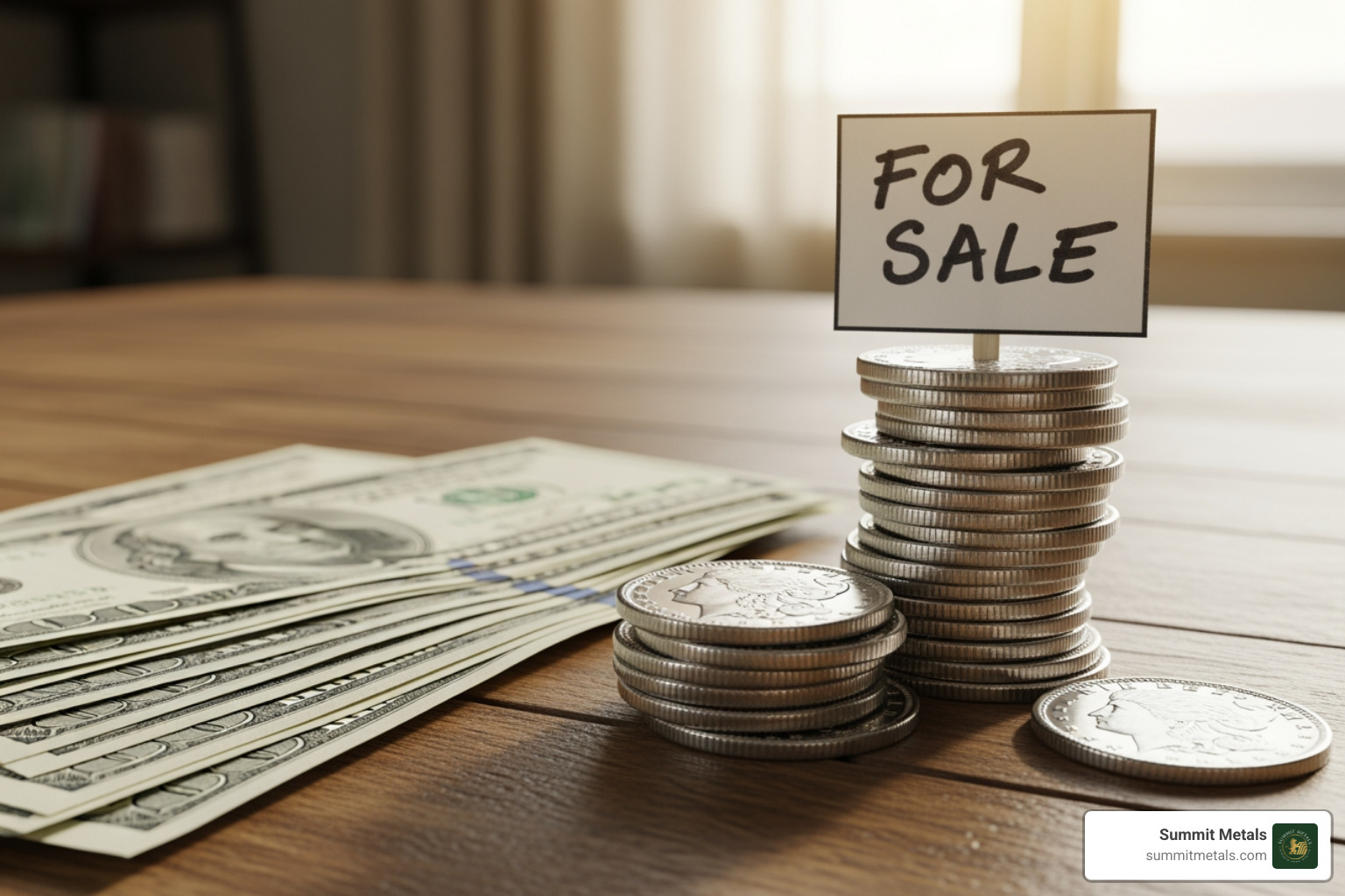 selling silver dollars for cash