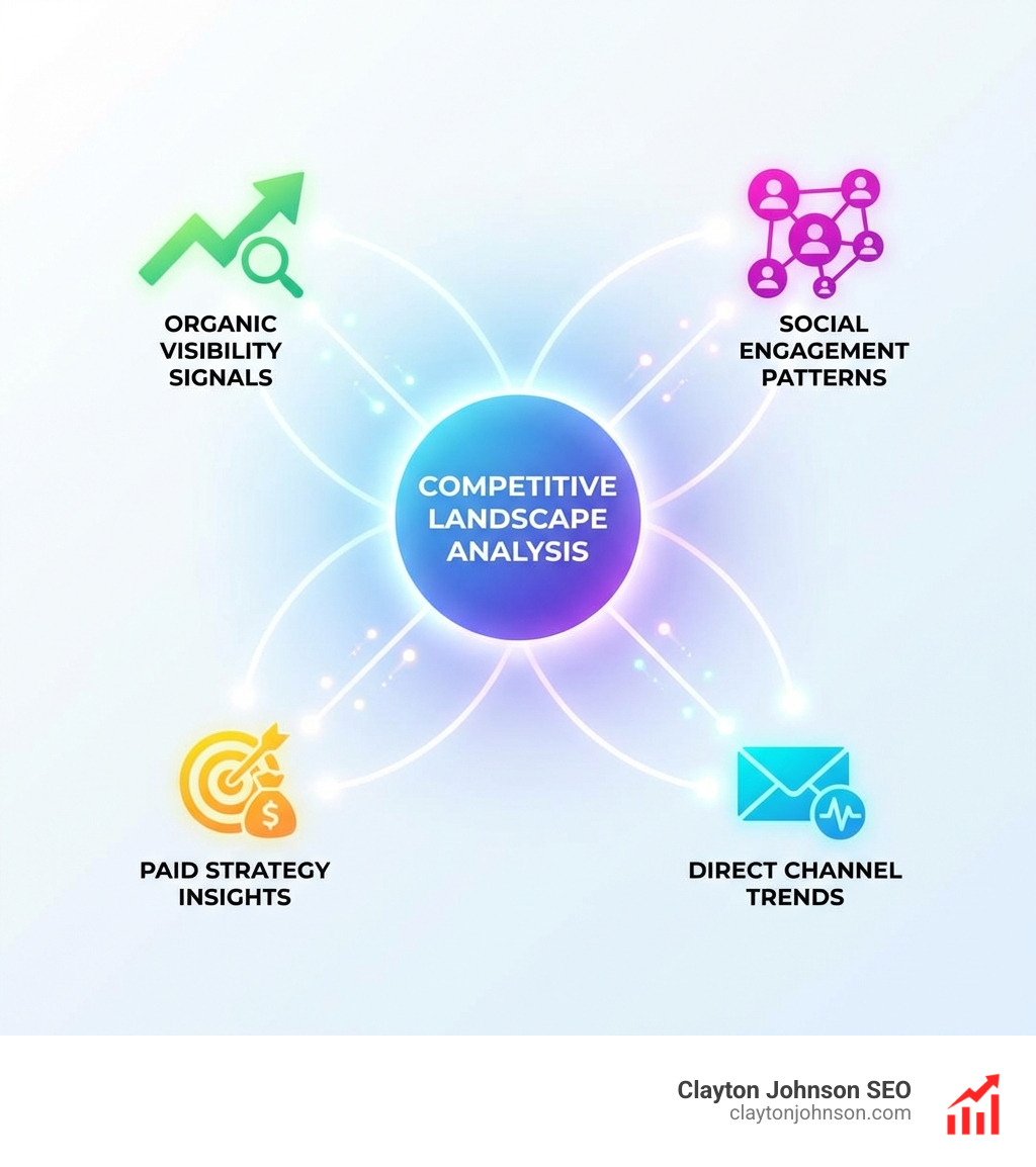 Data visualization showing AI-powered competitive trends and predictive analytics - Digital competitive analysis Data visualization showing AI-powered competitive trends and predictive analytics - Digital competitive analysis
