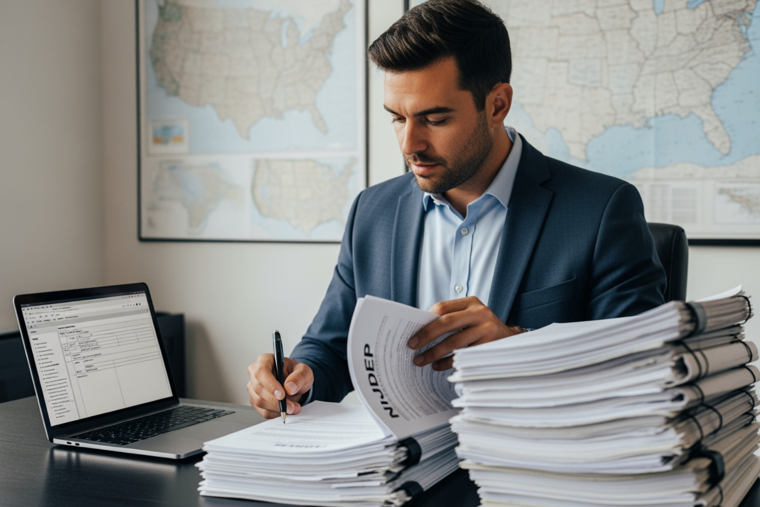 Environmental Consultant Reviewing Njdep Site Disclosure Documents For An Estate Property - Executor Of Estate Environmental Services Environmental consultant reviewing njdep site disclosure documents for an estate property - executor of estate environmental services