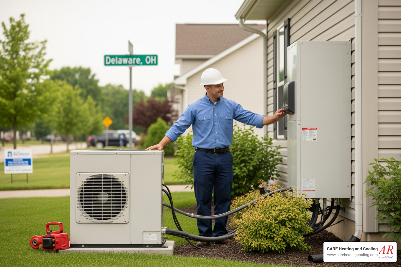 Infographic showing the key factors in choosing a heat pump installer: proper sizing consultation, transparent pricing, ethical service model with no sales commissions, certified and insured technicians, installation timeline of 1-2 days, and ongoing maintenance support for 15-20 year system lifespan - best heat pump installation in delaware, oh Infographic showing the key factors in choosing a heat pump installer: proper sizing consultation, transparent pricing, ethical service model with no sales commissions, certified and insured technicians, installation timeline of 1-2 days, and ongoing maintenance support for 15-20 year system lifespan - best heat pump installation in delaware, oh