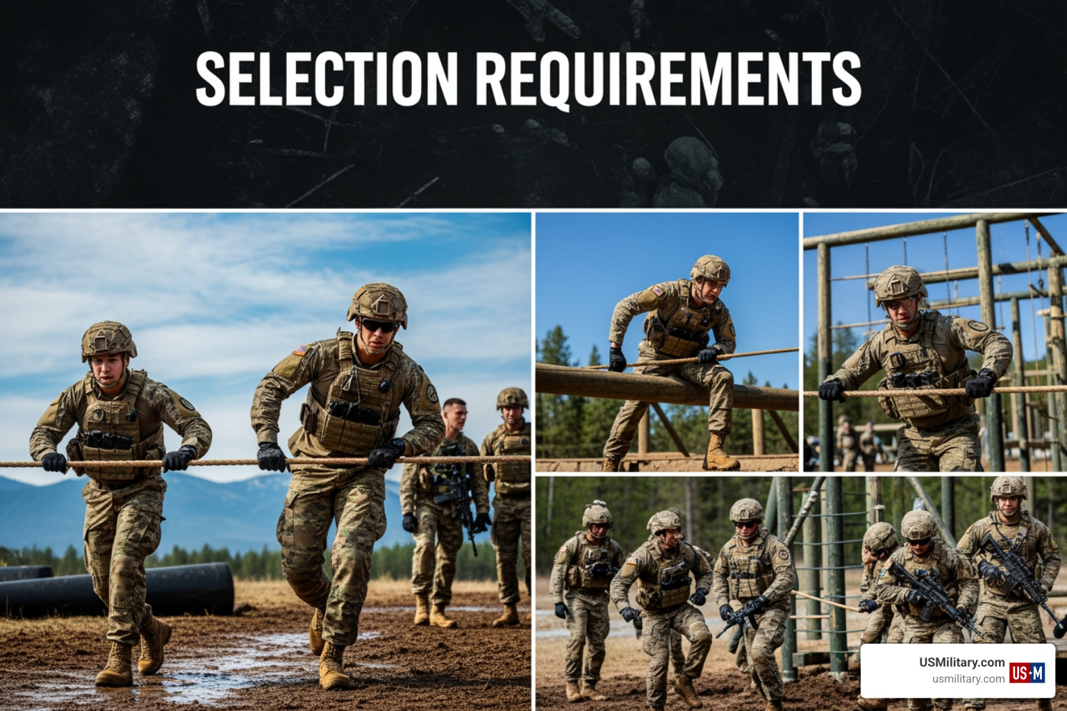Delta Force operators in training - Army Delta Force Selection Requirements Delta Force operators in training - Army Delta Force Selection Requirements