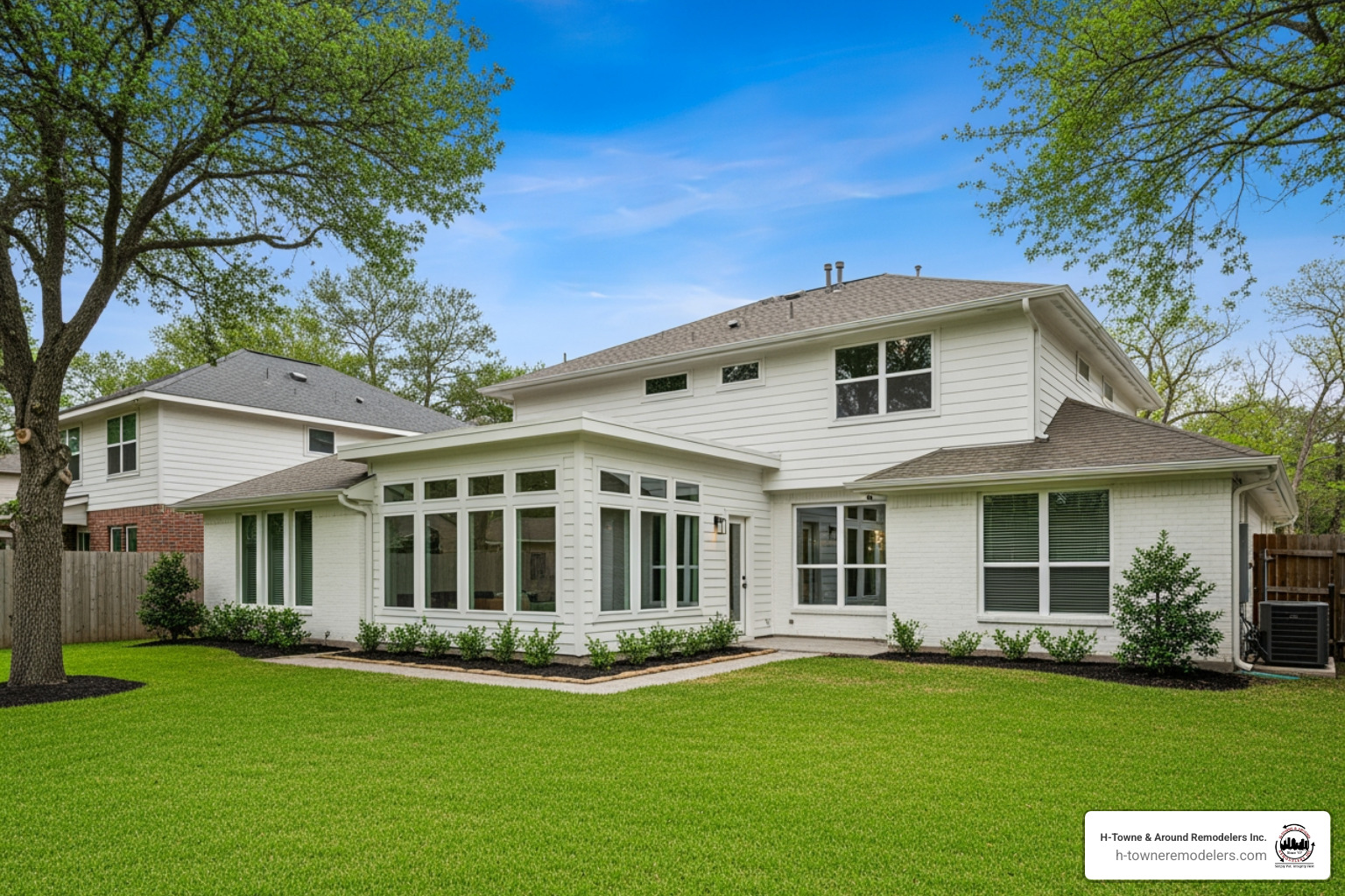 modern Houston home with new addition - home addition houston