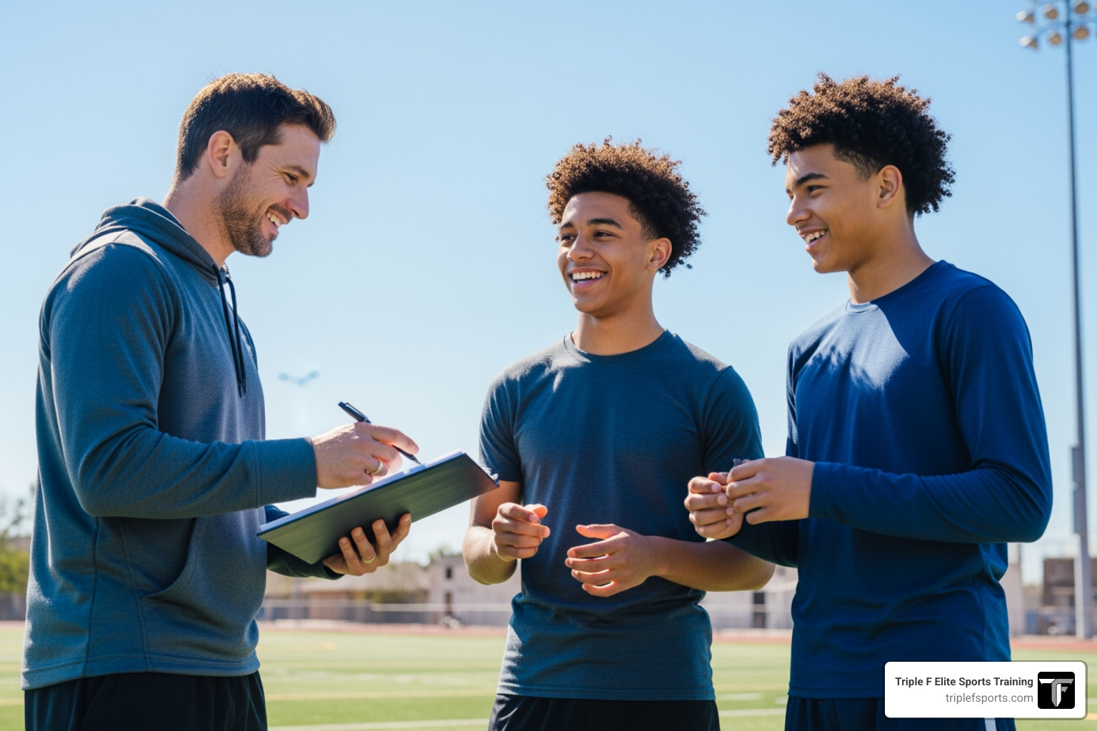 coach providing feedback to youth athlete - skill training for athletes coach providing feedback to youth athlete - skill training for athletes