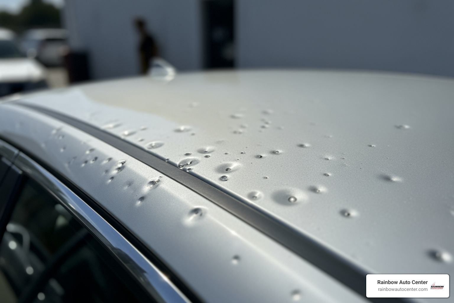 hail damage on car roof hayward - car roof dent repair