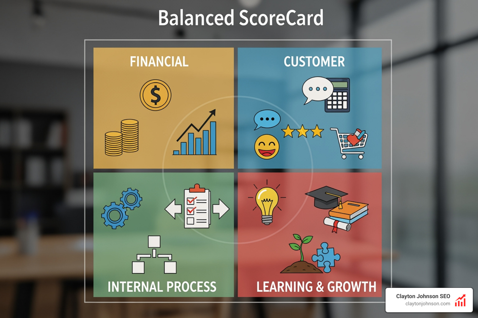 the four perspectives of a Balanced Scorecard - EVA scorecard design guide