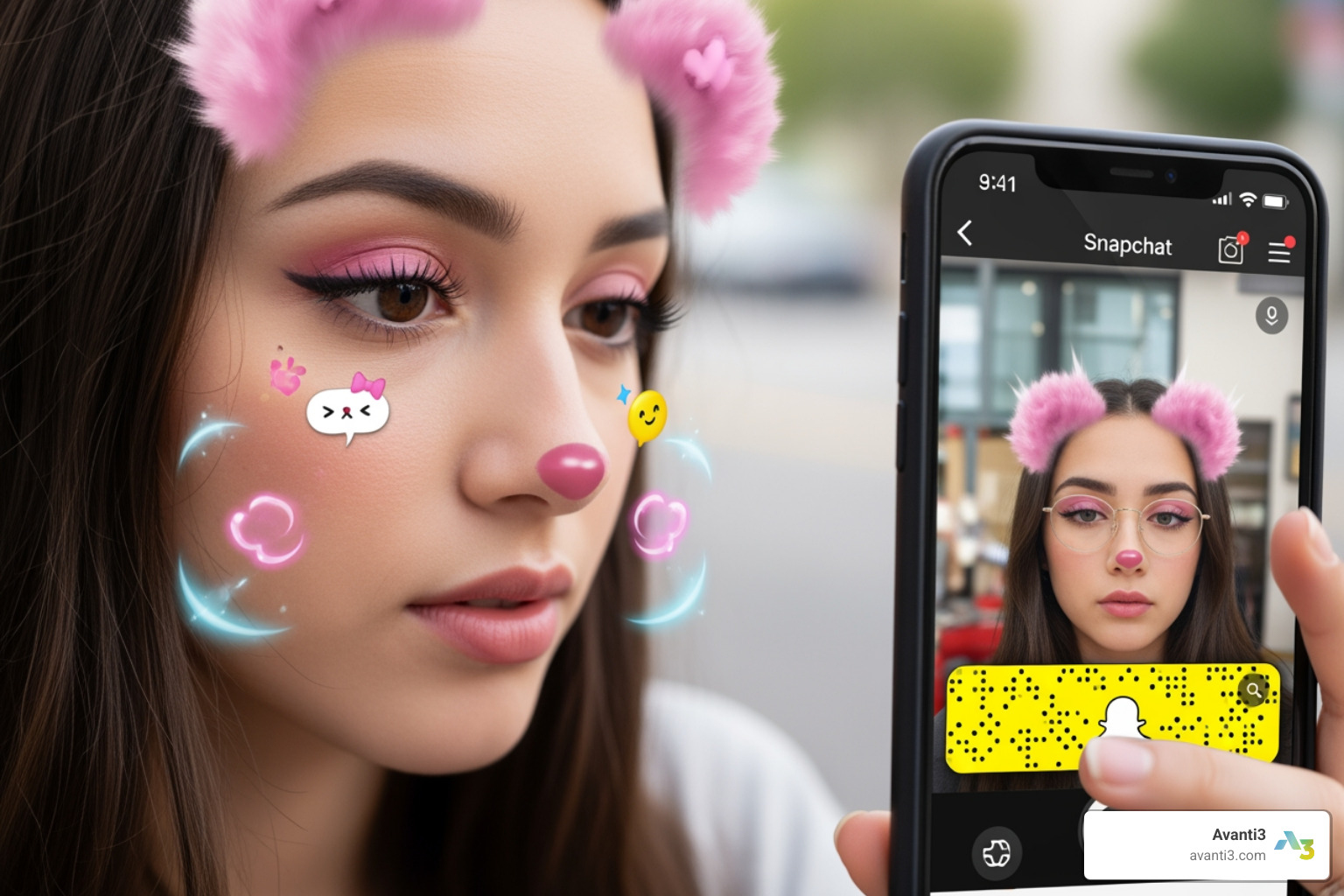 Social media AR filters - AR social media