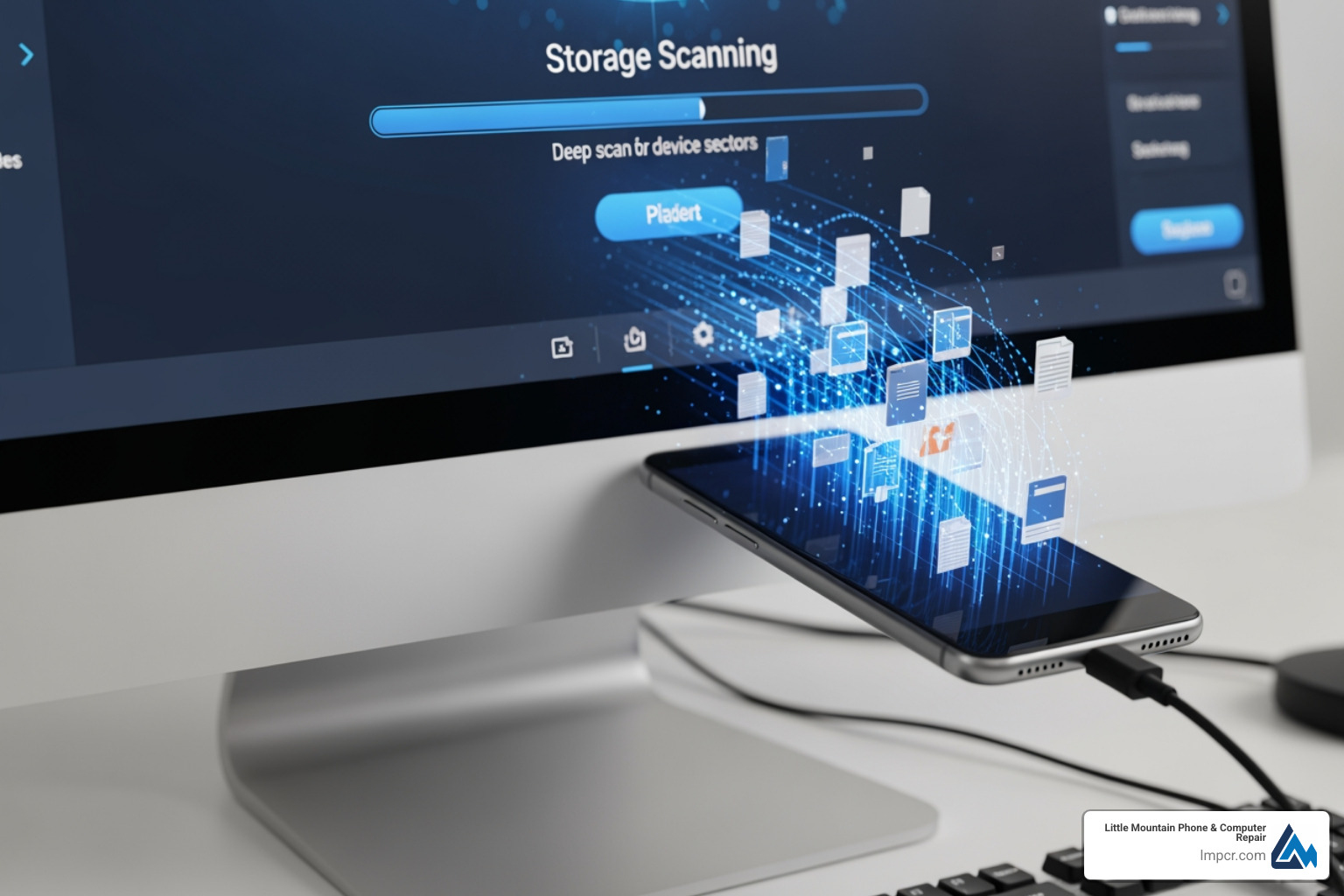 Data scanning process - Android data recovery