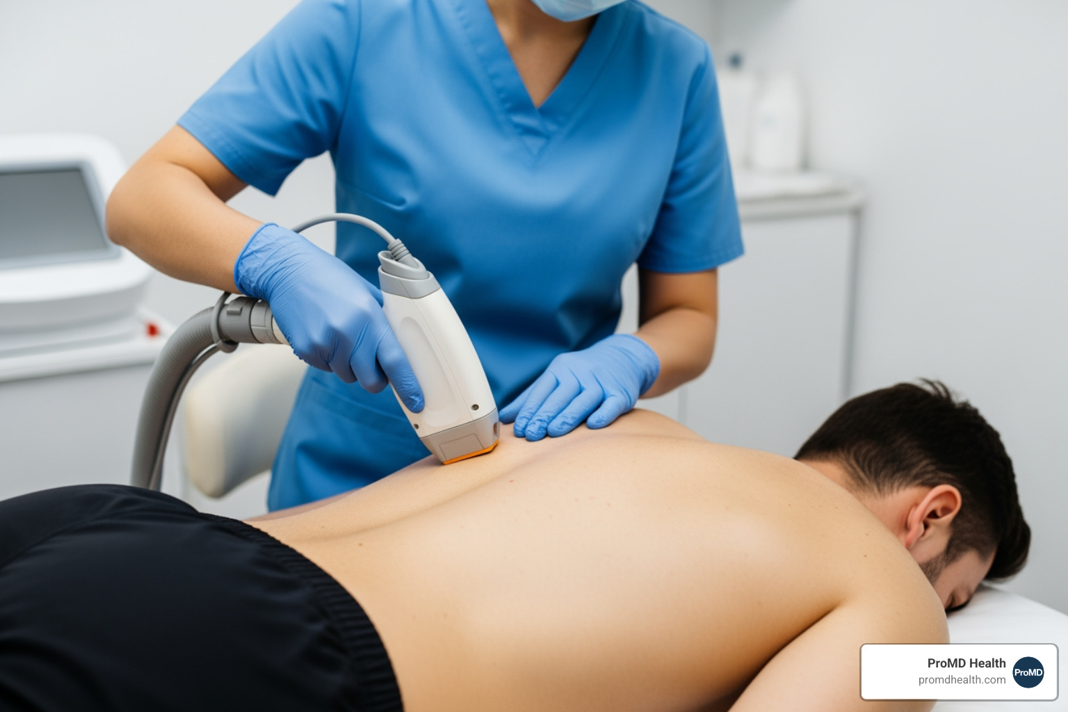 faceless provider treating male patient back - laser hair removal for men results timeline faceless provider treating male patient back - laser hair removal for men results timeline