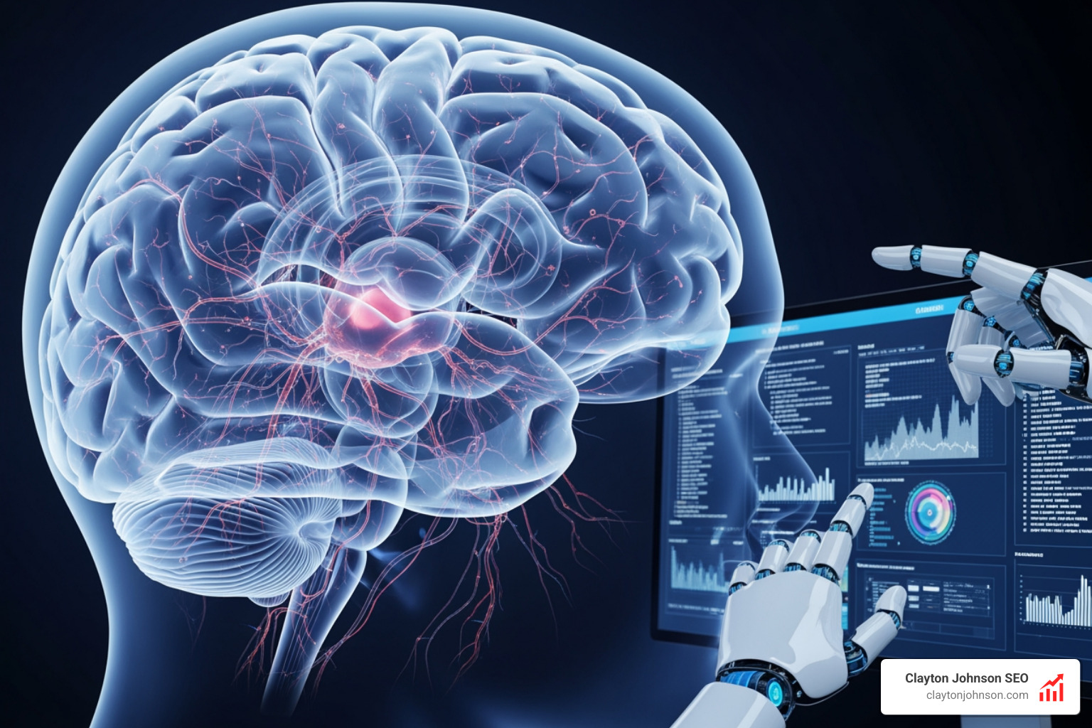 Graphic illustrating the concept of cognitive offloading, where the brain delegates tasks to AI, potentially leading to reduced neural engagement - AI skills enhancement