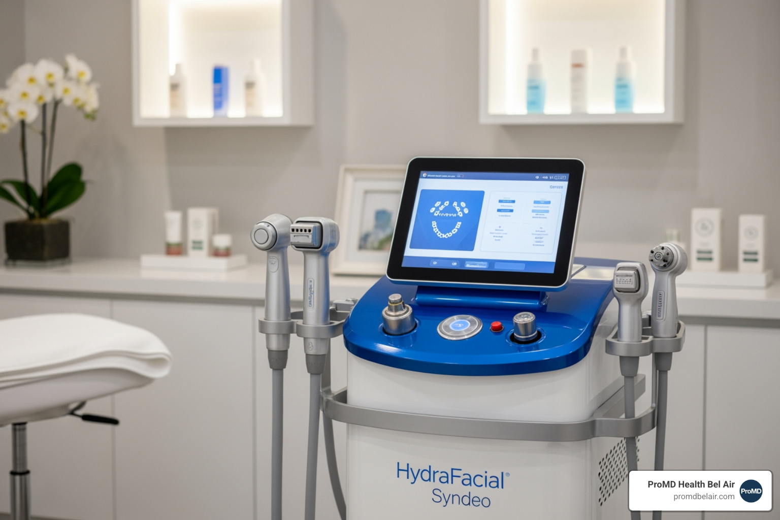 HydraFacial Syndeo device used for clinical skin treatments - Medical grade facials HydraFacial Syndeo device used for clinical skin treatments - Medical grade facials