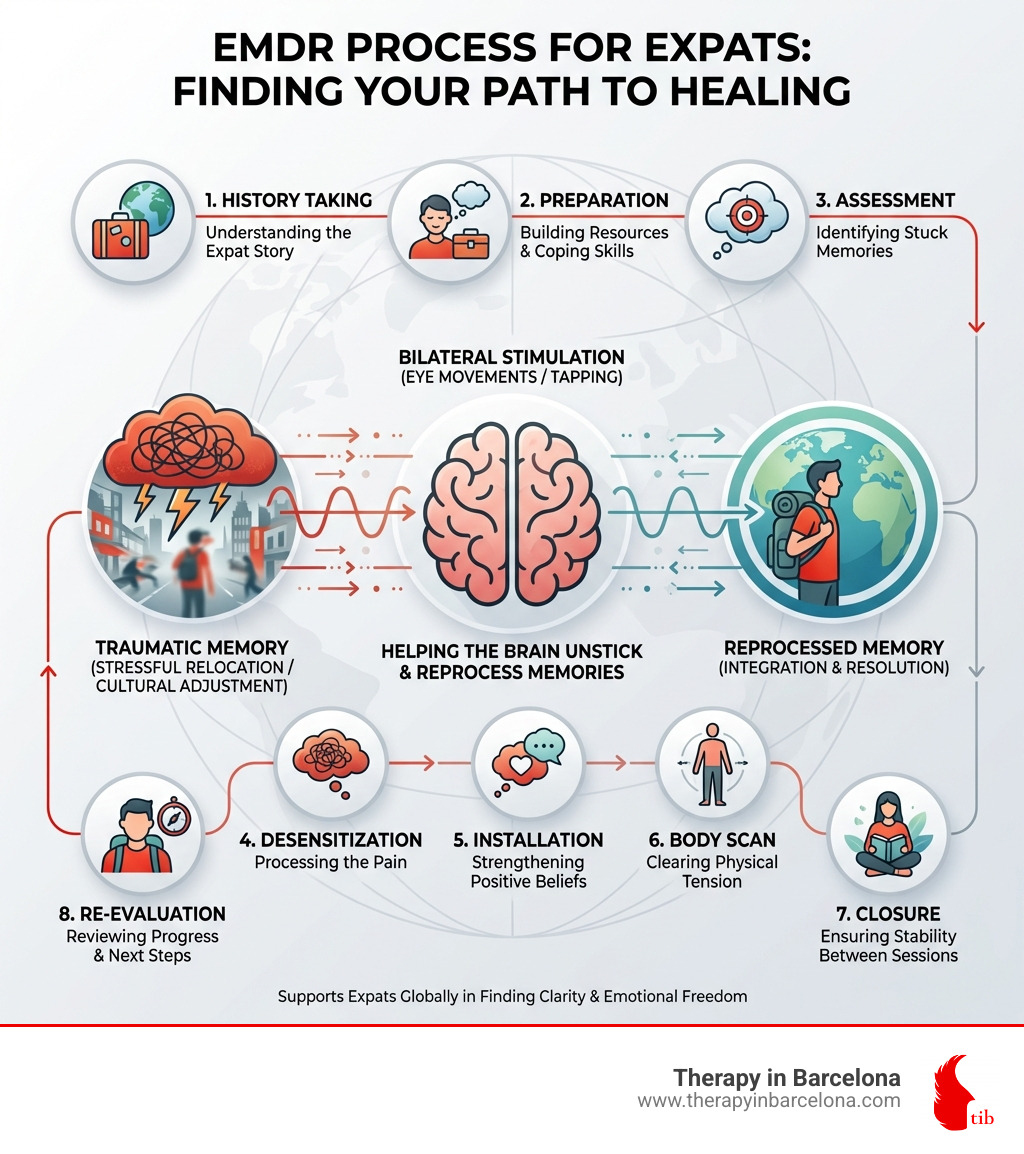 EMDR for Expats: Your Guide to Healing Abroad - Therapy In Barcelona