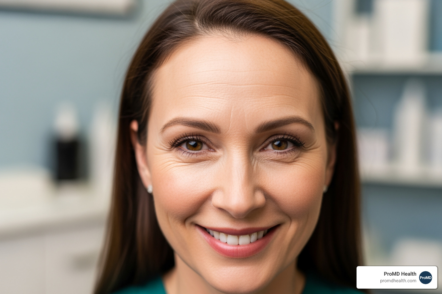 patient with smooth forehead after botox - botox for forehead lines arlington, va patient with smooth forehead after botox - botox for forehead lines arlington, va