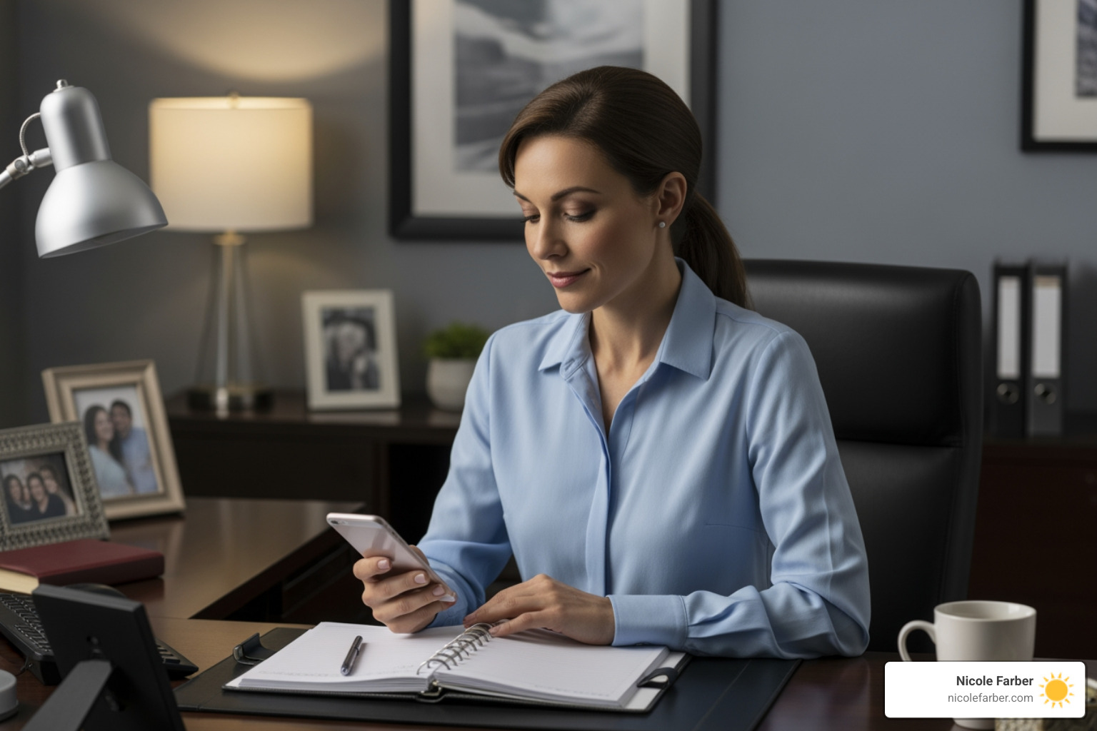 woman managing a busy schedule while maintaining a sense of calm - women's life coaches