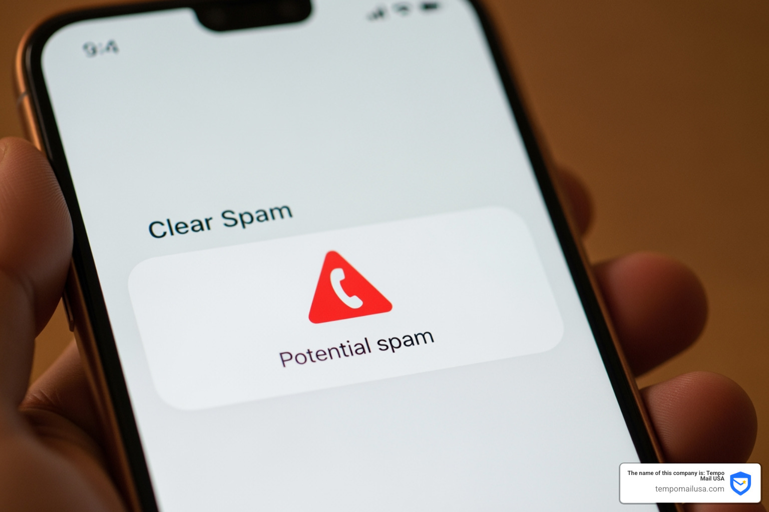 smartphone displaying potential spam warning - google voice search spam calls smartphone displaying potential spam warning - google voice search spam calls