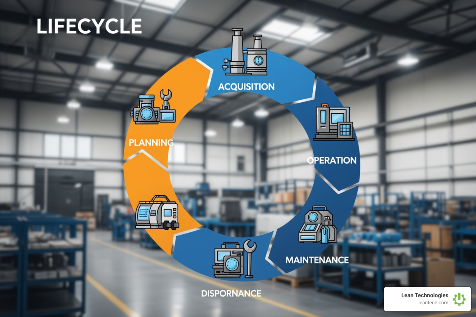 the five asset lifecycle stages: planning, acquisition, operation, maintenance, and disposal - asset lifecycle management the five asset lifecycle stages: planning, acquisition, operation, maintenance, and disposal - asset lifecycle management