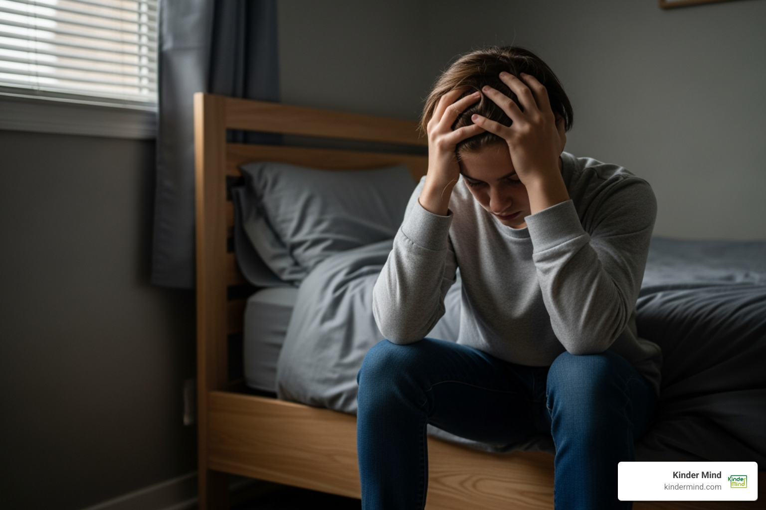 teen looking withdrawn or overwhelmed - Counselor for teens