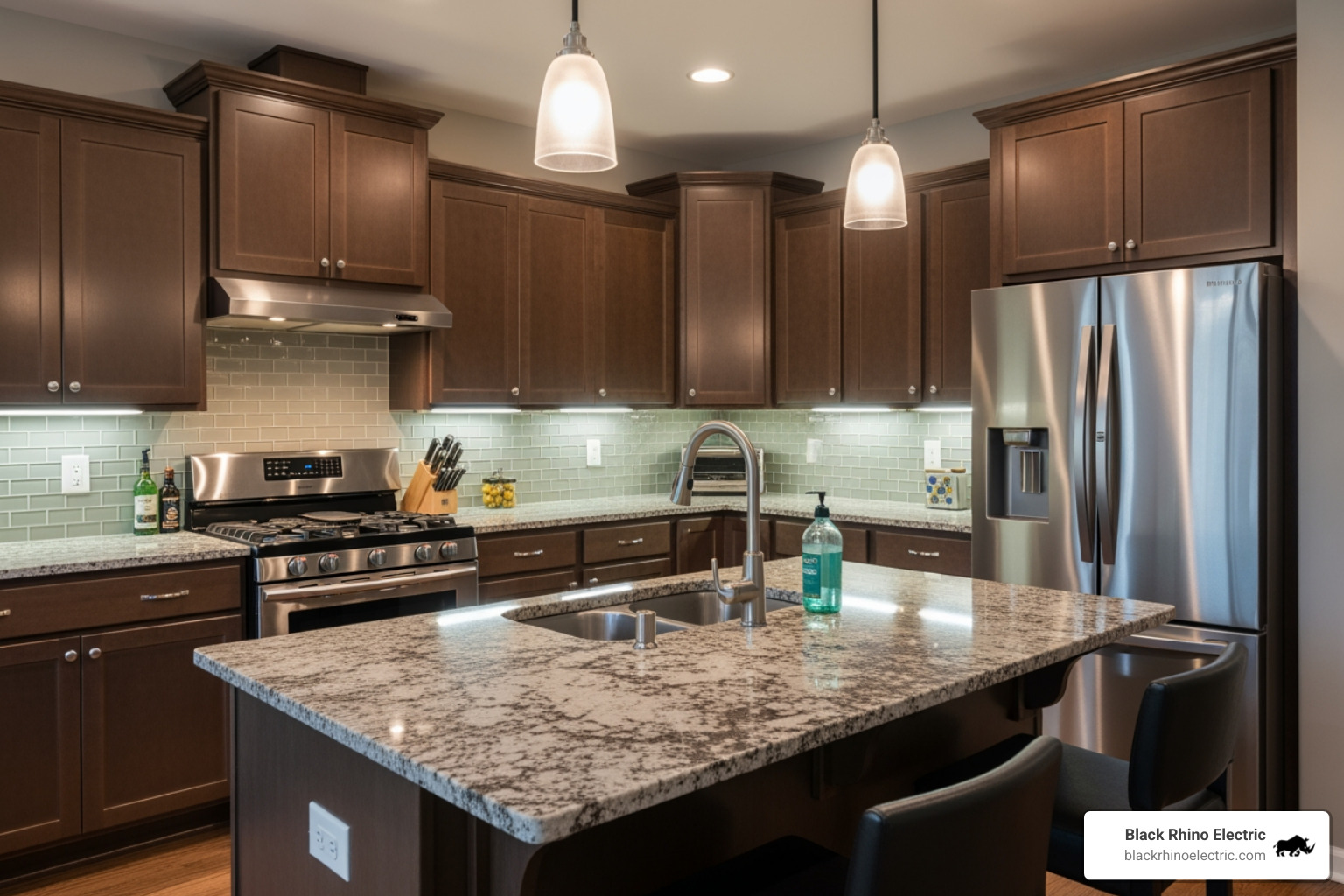modern kitchen task lighting - Kitchen electrical remodel