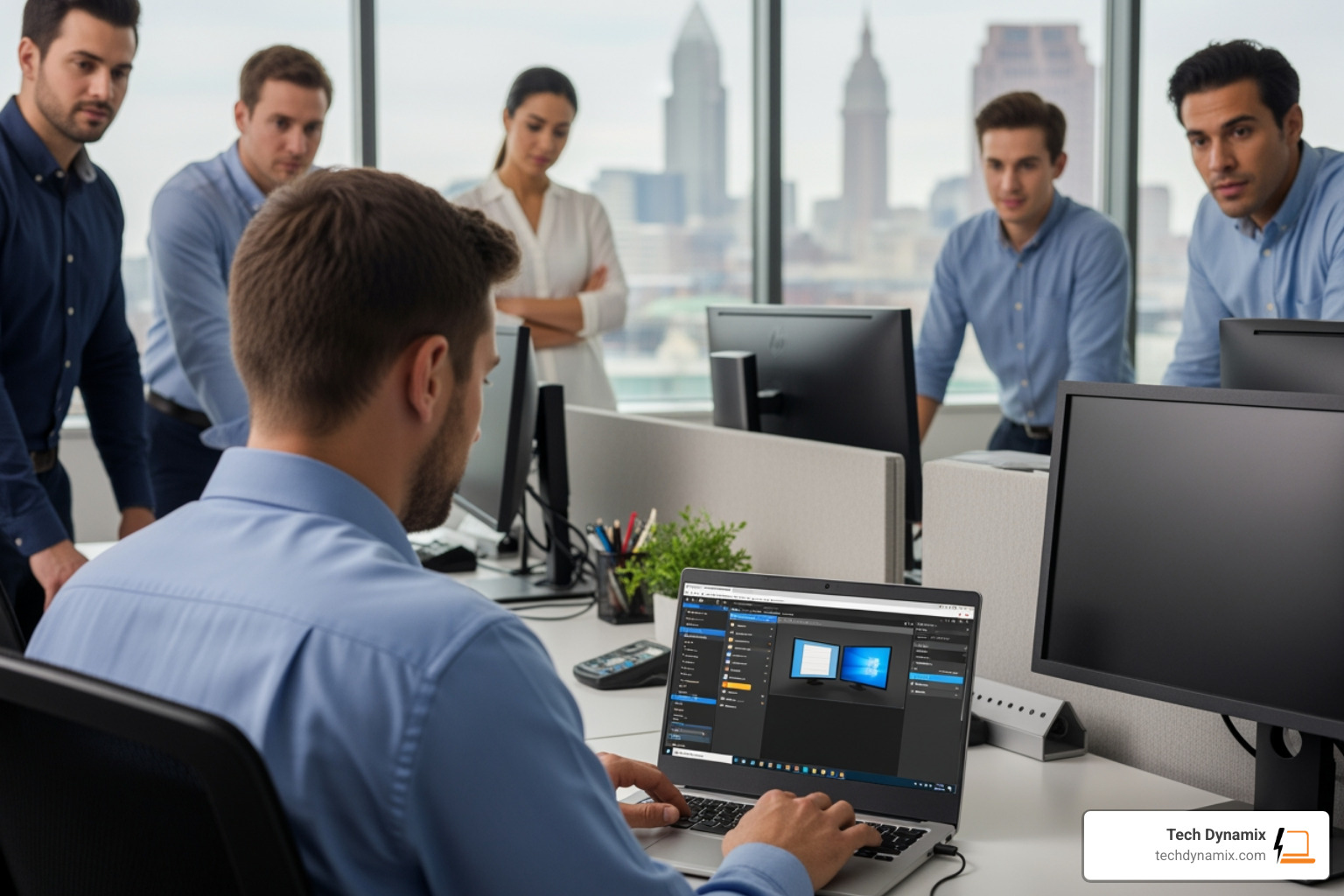 Remote IT troubleshooting for a Northeast Ohio business - IT support Northeast Ohio