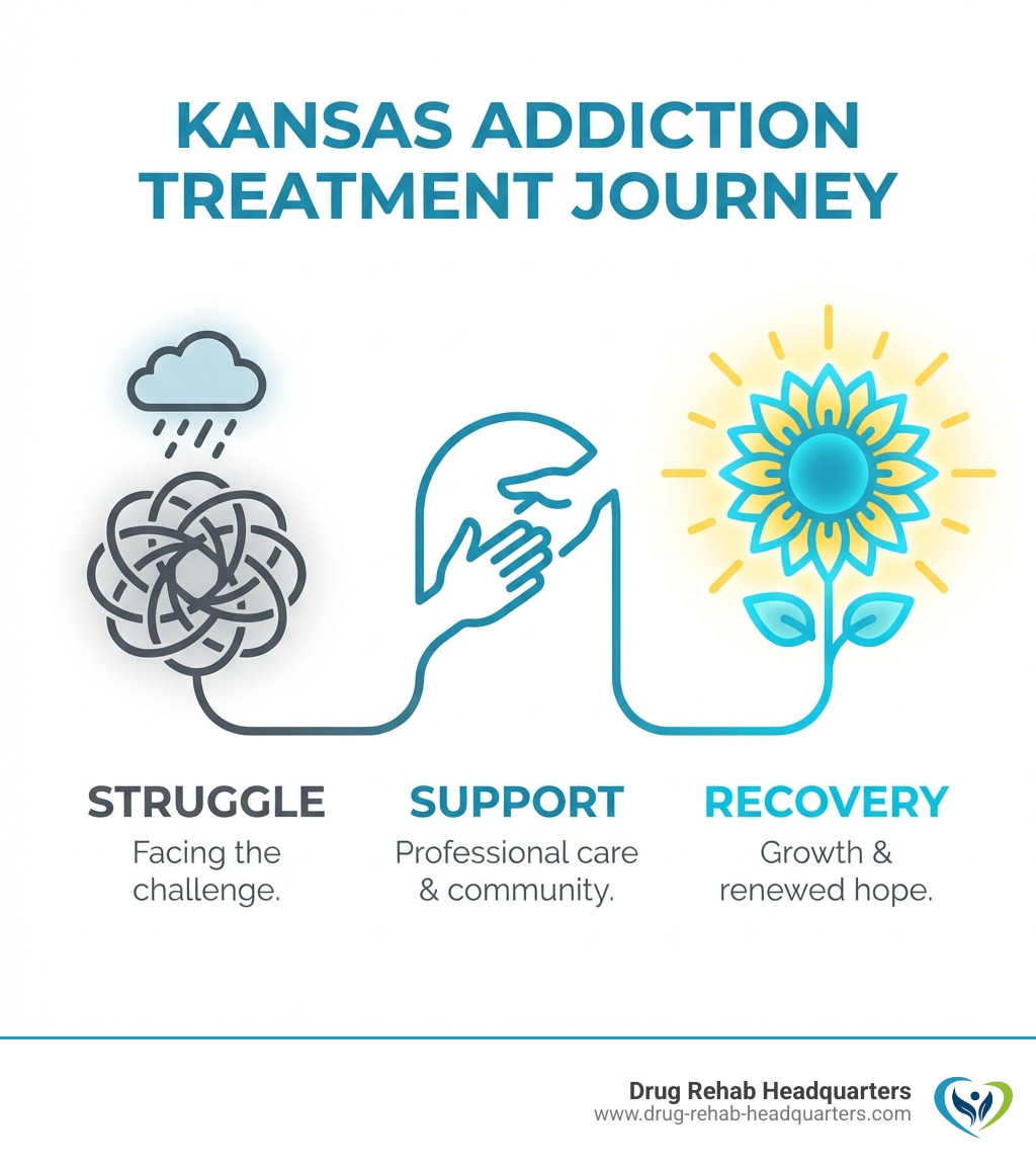 Kansas sunrise over prairie landscape - Kansas Addiction Treatment