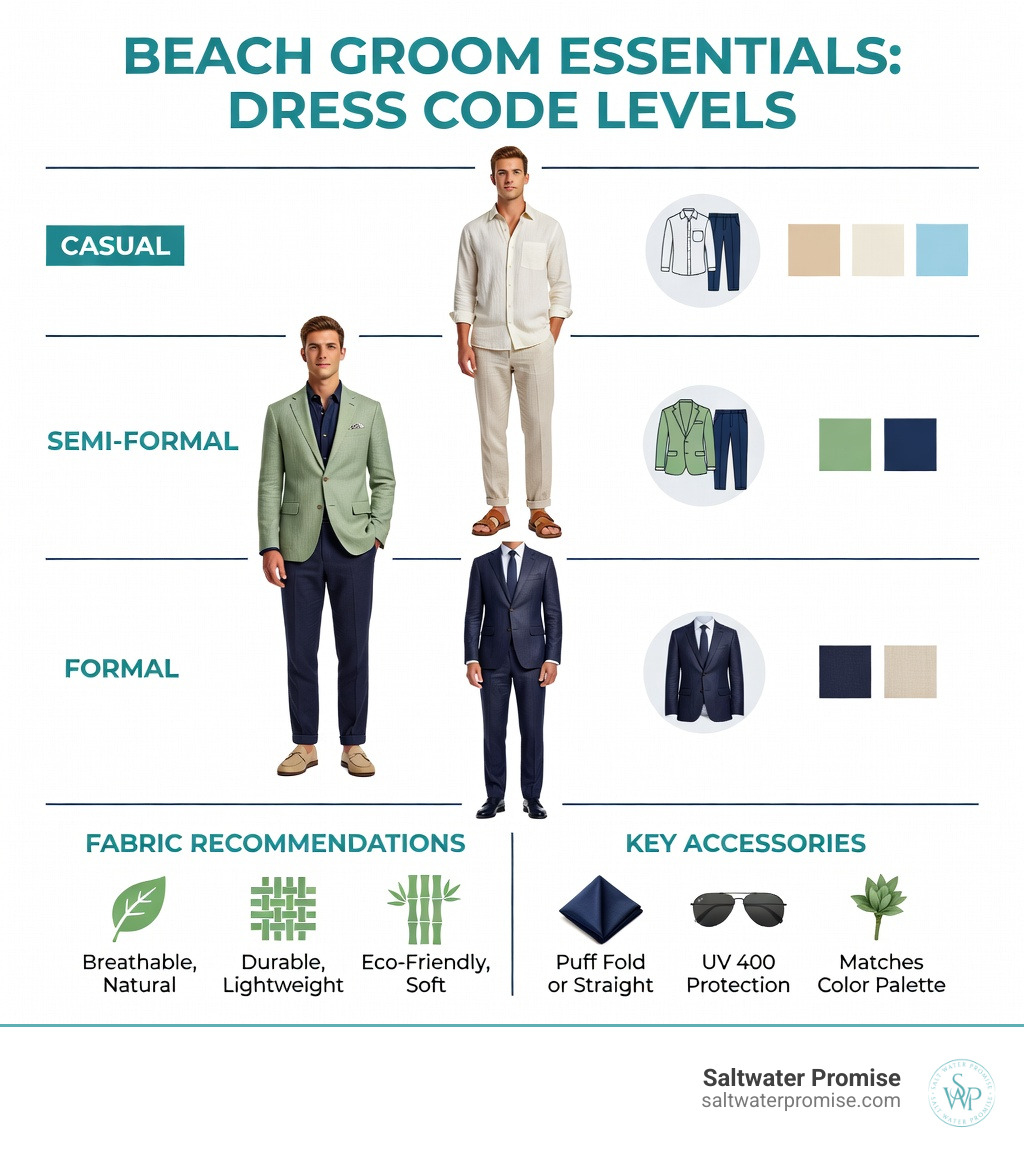 Linen, Loafers, & Love: Crafting the Perfect Beach Groom Look - Salt ...