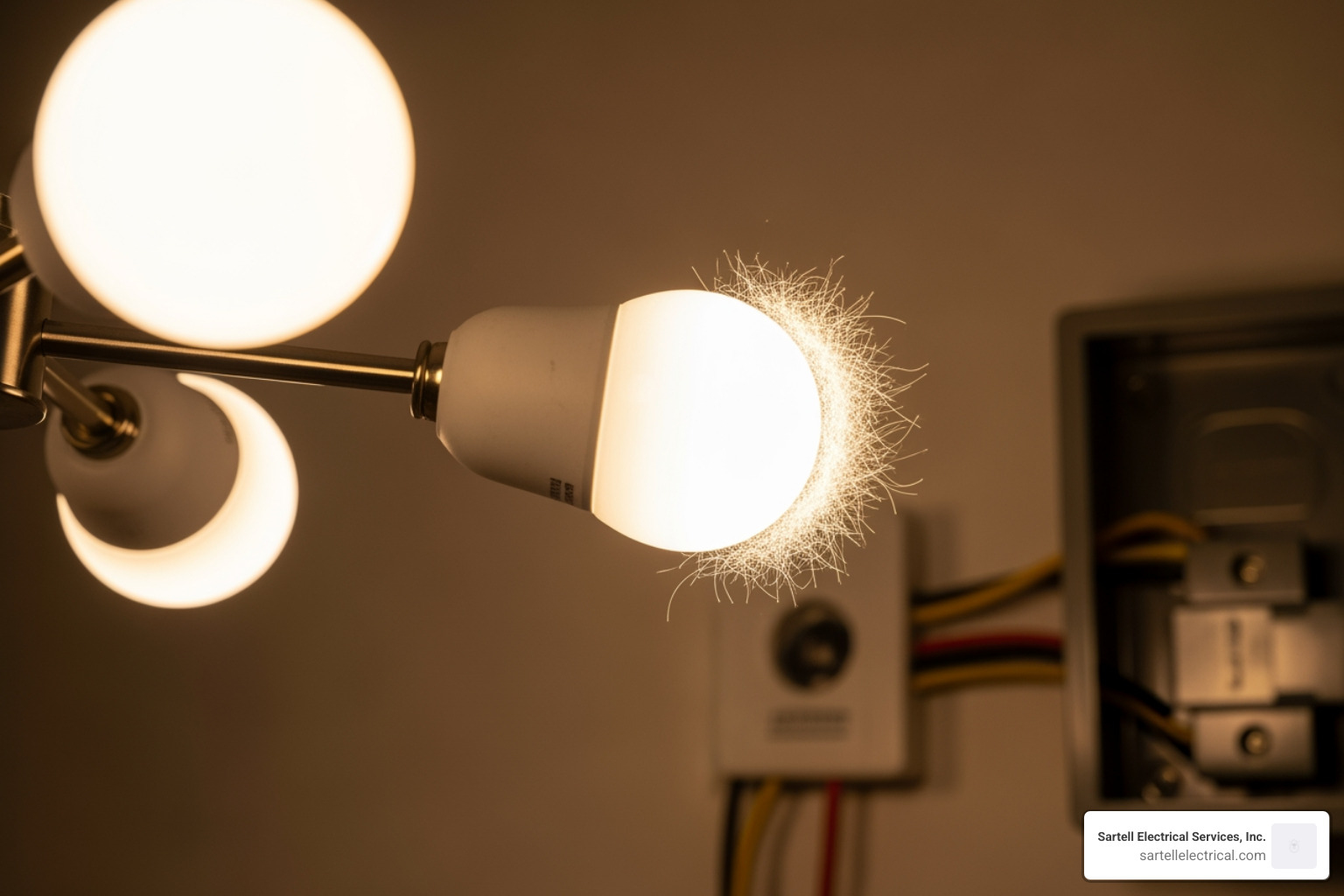 flickering LED bulbs caused by dimmer interference - 2 dimmers one switch