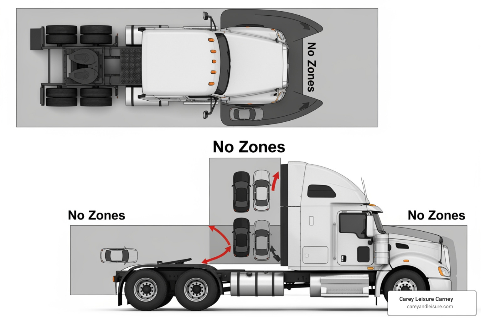 diagram of truck blind spots - Truck accident injury diagram of truck blind spots - Truck accident injury
