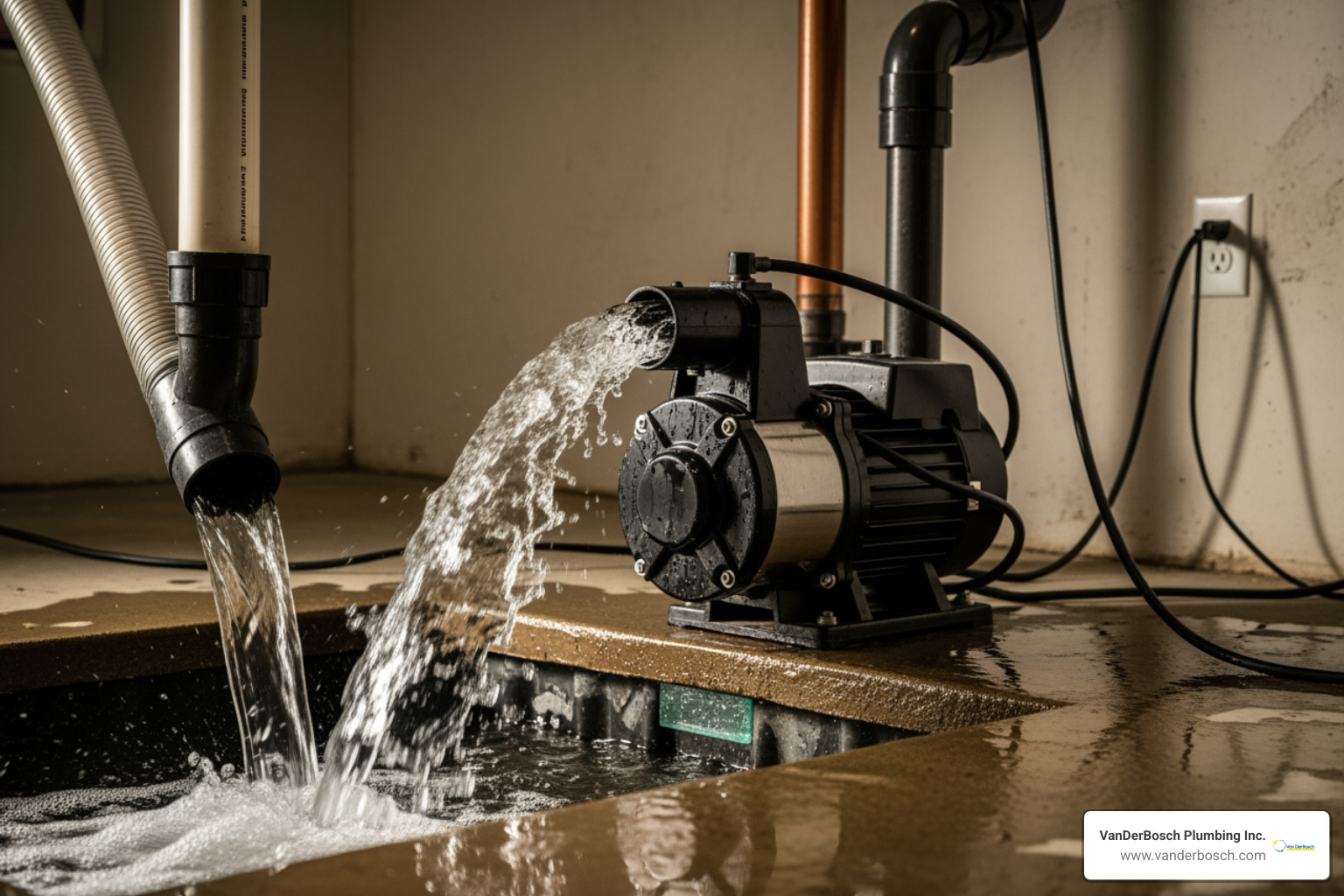 dry basement after successful sump pump operation - sump pump constantly running