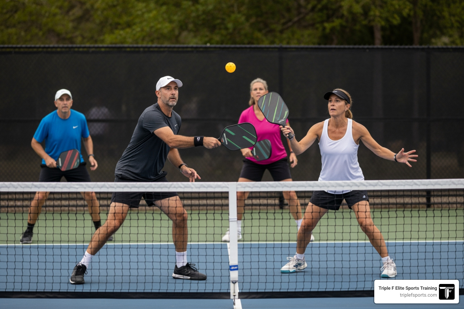 competitive pickleball match - adult sports programs competitive pickleball match - adult sports programs