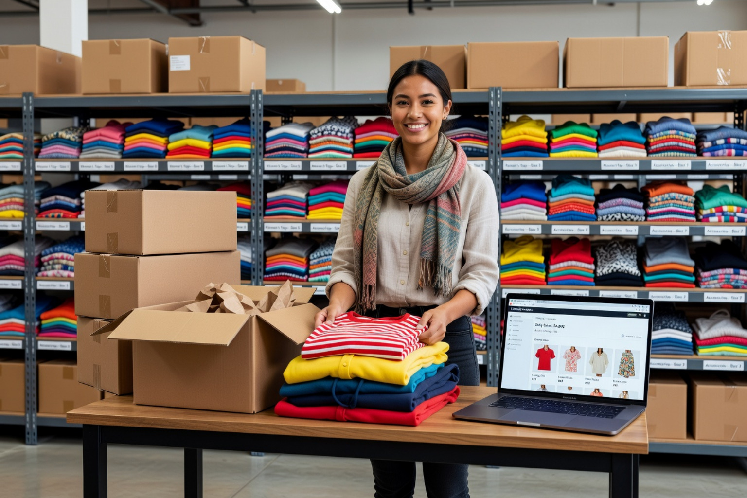 An ecommerce manager uses SEO to increase visibility to potential buyers.