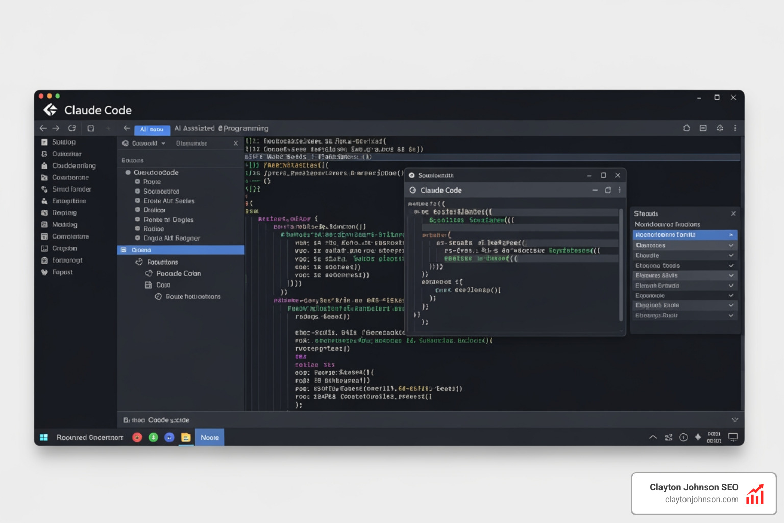 Claude Code terminal interface in action - Claude AI programming assistant Claude Code terminal interface in action - Claude AI programming assistant