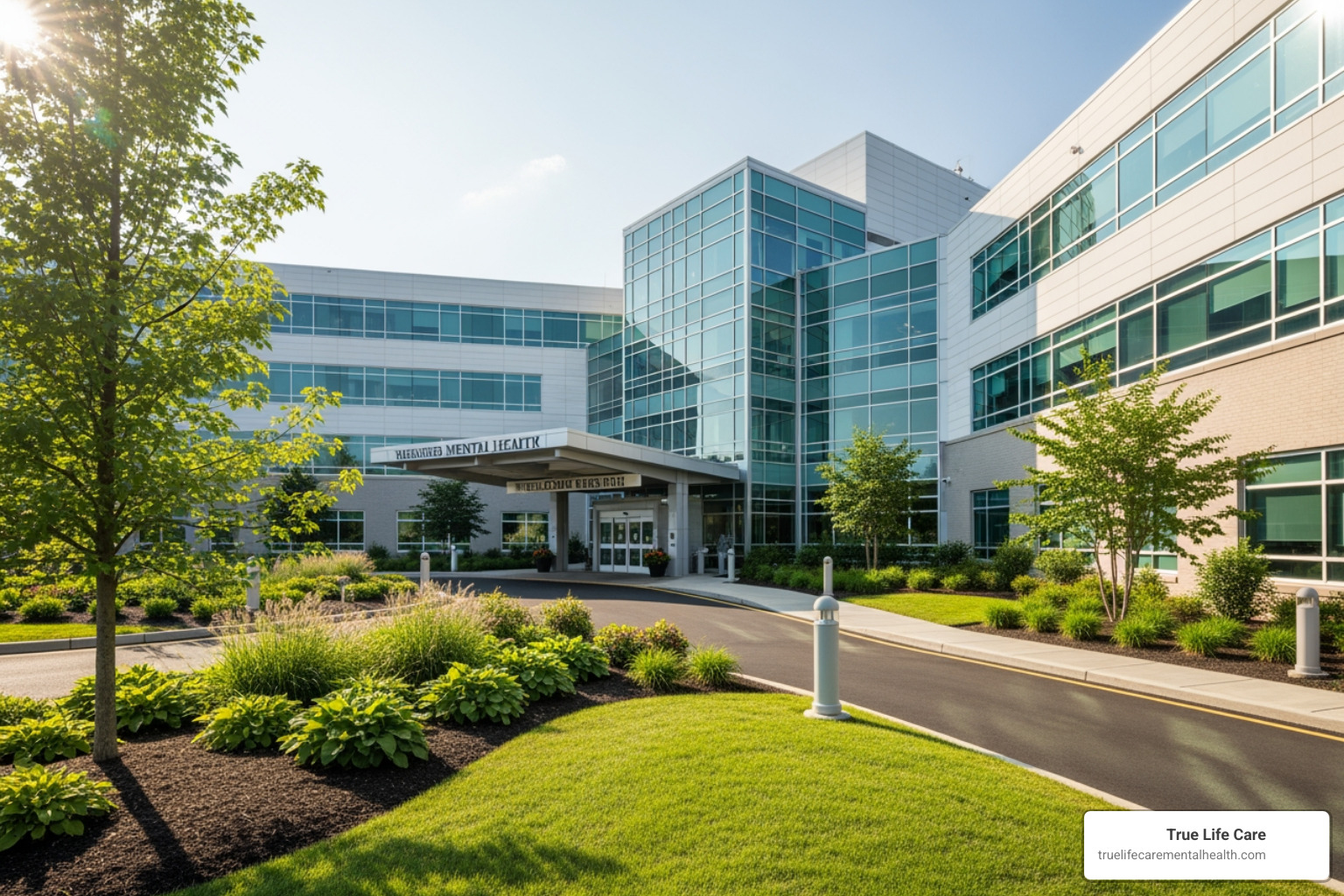 Modern New Jersey mental health facility exterior - Mental Health Facilities that accept Horizon