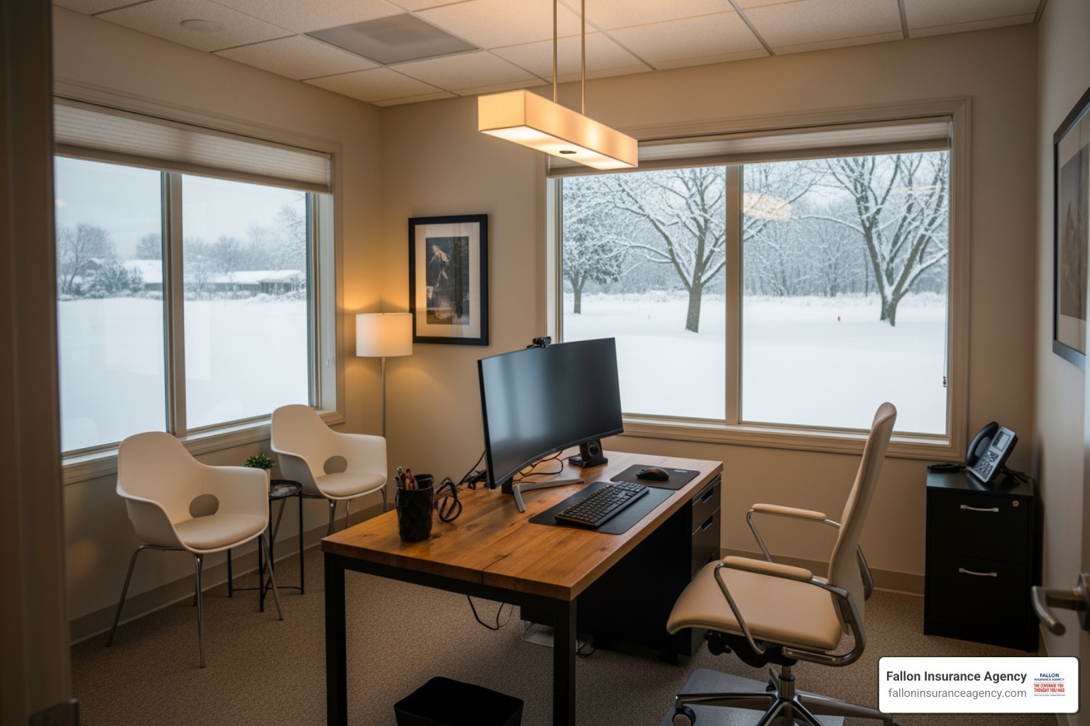 Small office interior in Minnesota - Affordable business policy Minnesota