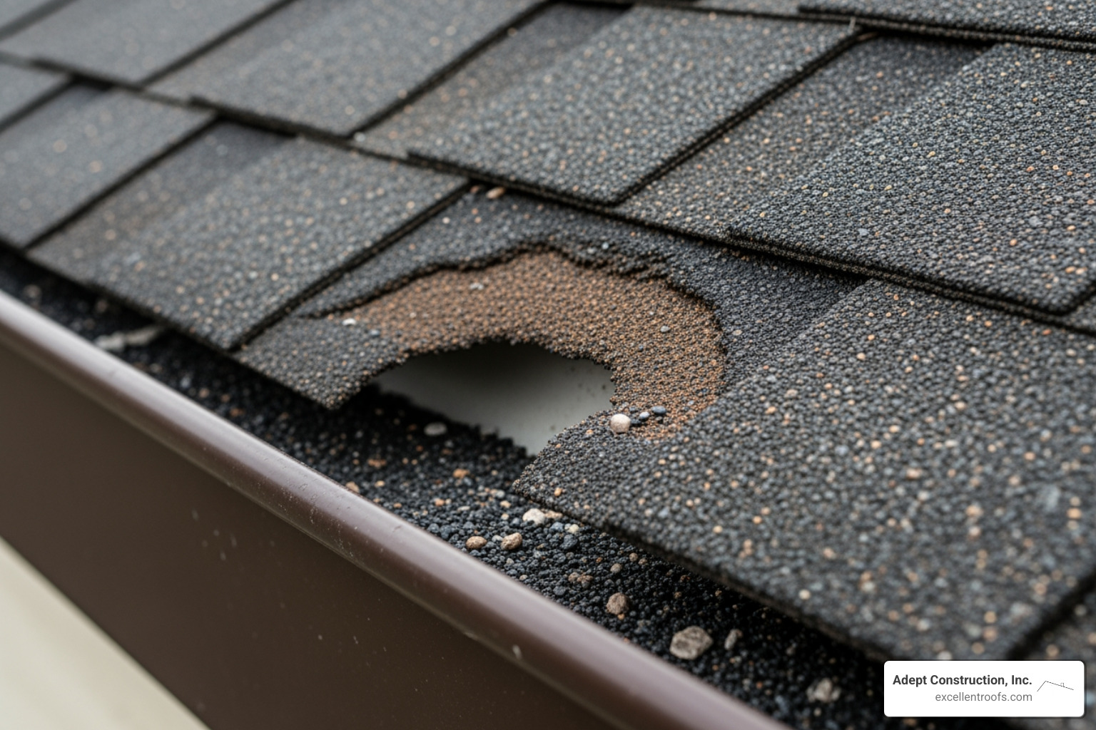 shingle granule loss - damaged roofs shingle granule loss - damaged roofs