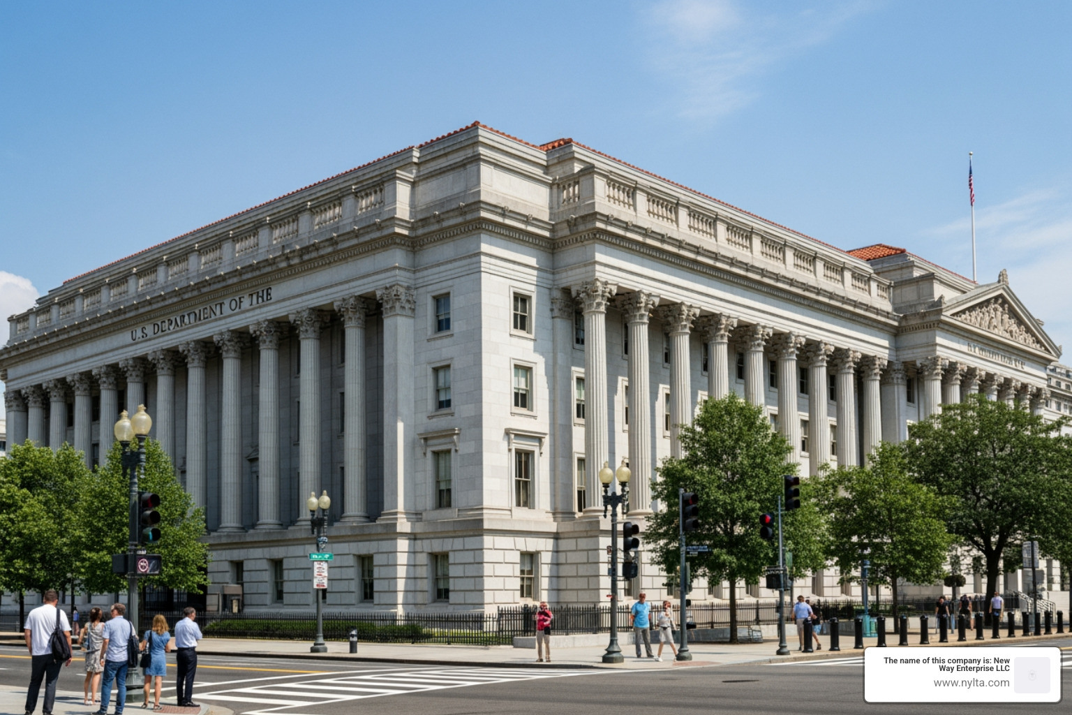 U.S. Department of the Treasury building - Beneficial owner information deadline