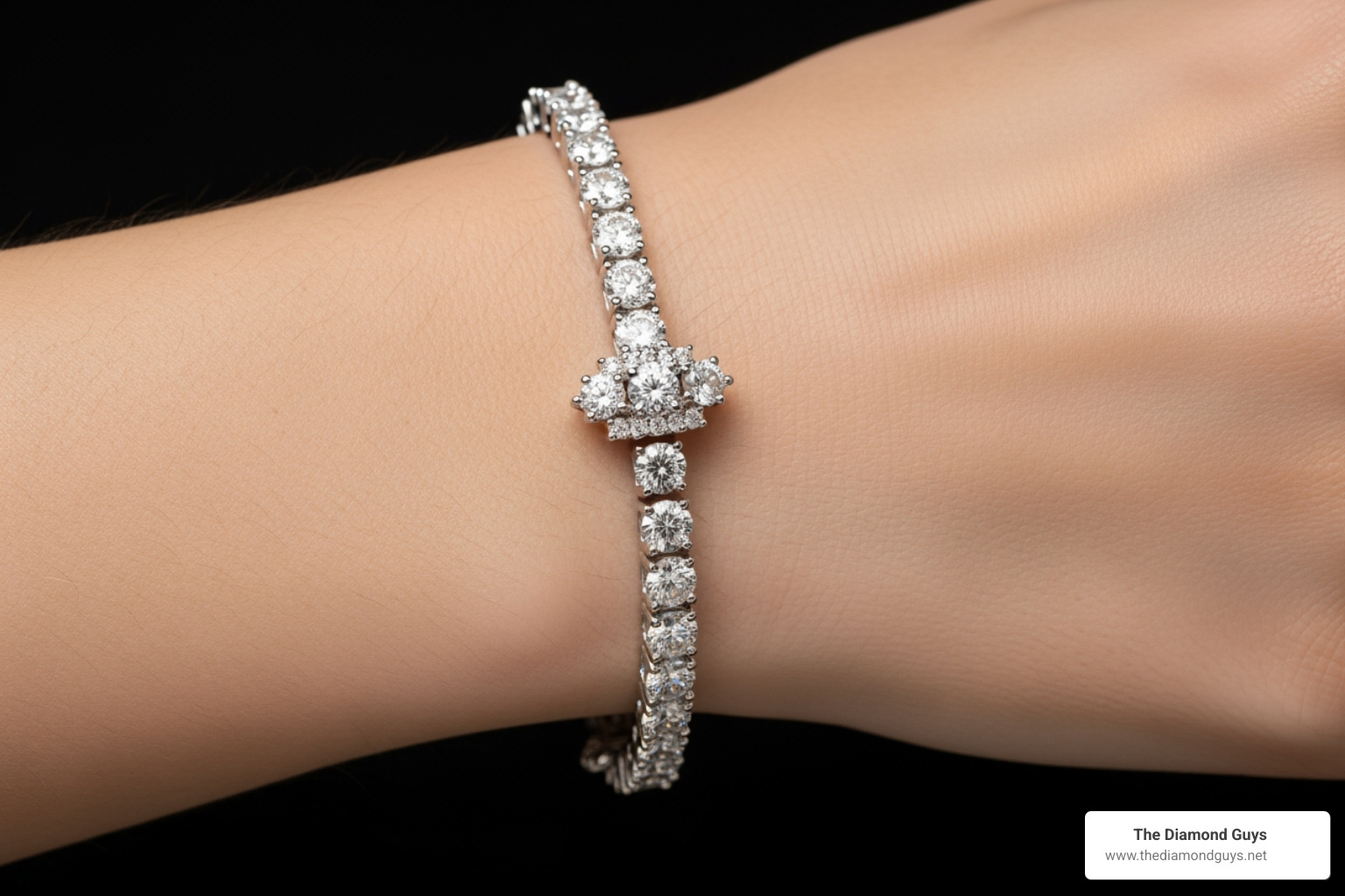 3ct diamond tennis bracelet