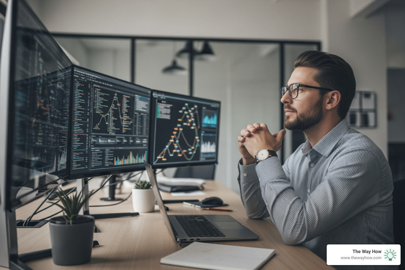 business founder analyzing complex data structures - Marketing strategy fractional business founder analyzing complex data structures - Marketing strategy fractional