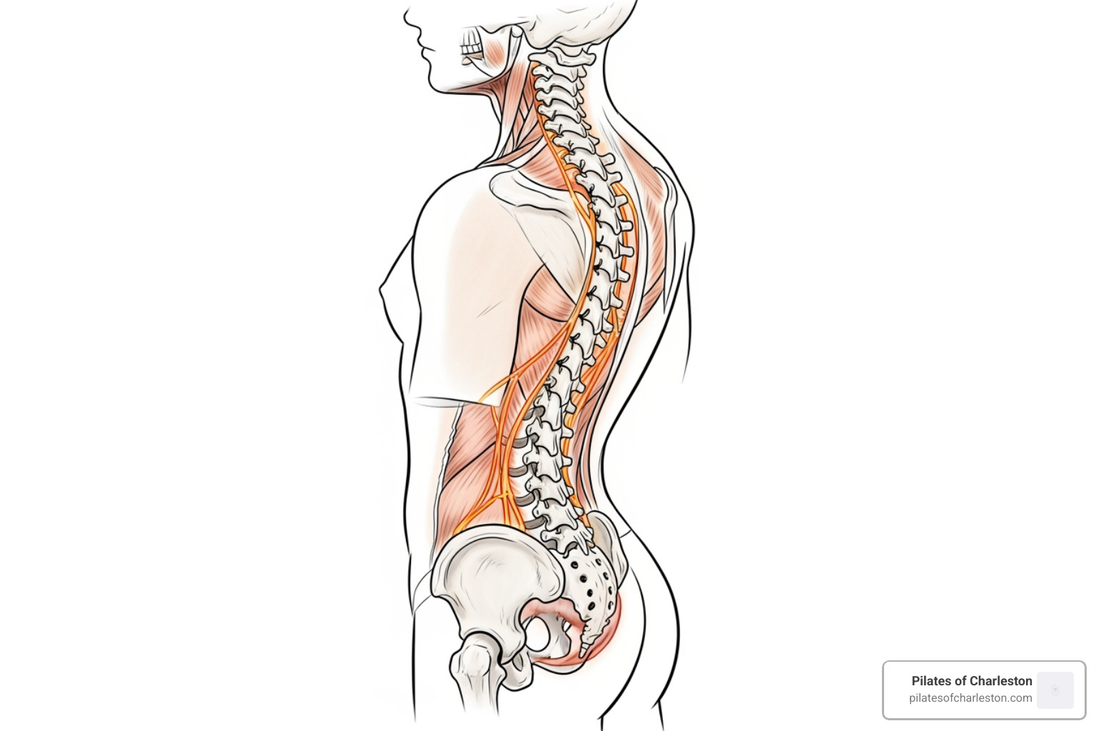 proper spinal alignment and core engagement diagram - pilates for core strength beginners proper spinal alignment and core engagement diagram - pilates for core strength beginners