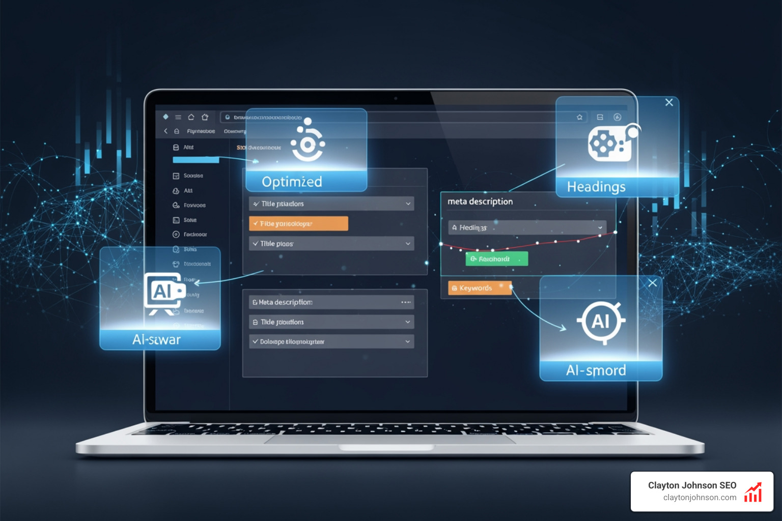 Technical SEO automation workflow showing meta tag generation and schema implementation - how to use ai for on-page seo Technical SEO automation workflow showing meta tag generation and schema implementation - how to use ai for on-page seo