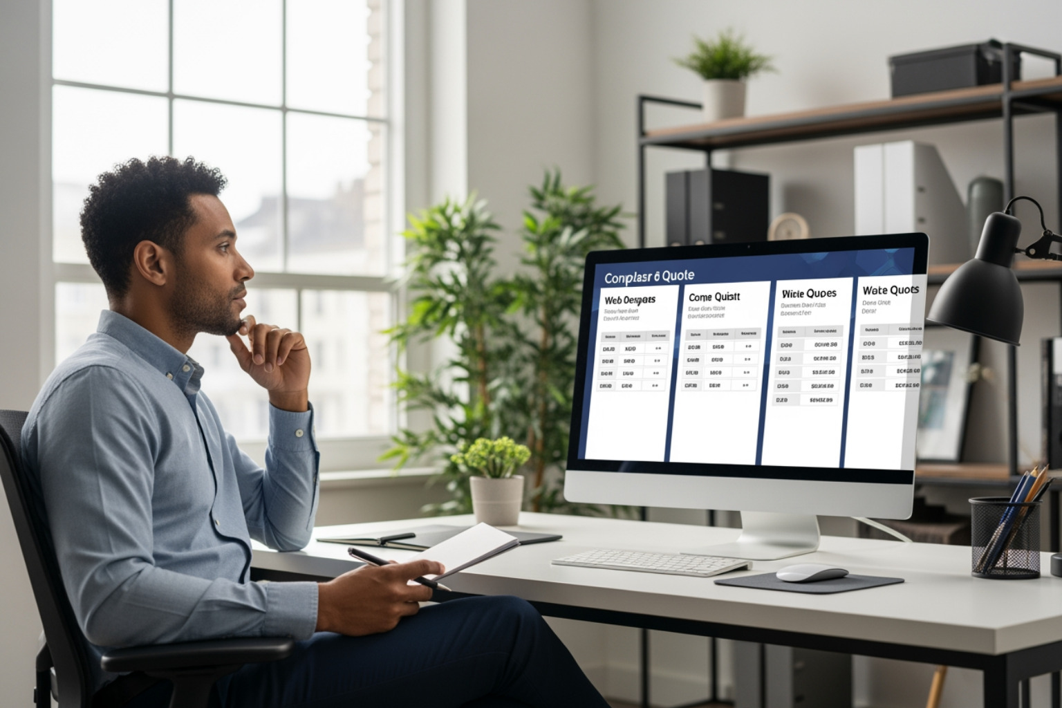 consumer comparing digital service quotes - What is a fair price?