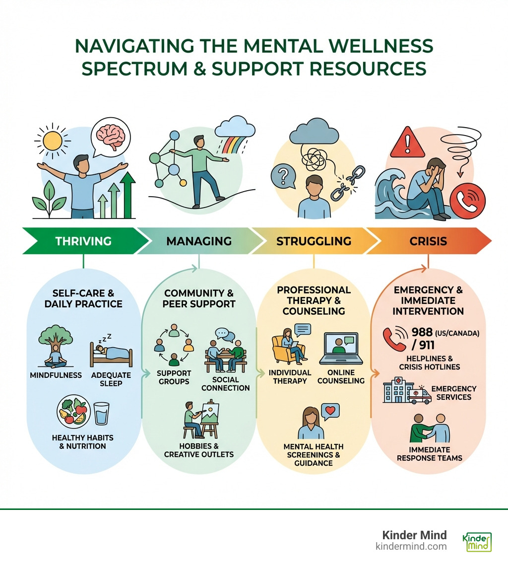 Mental wellness support: Top 5 Crisis Resources
