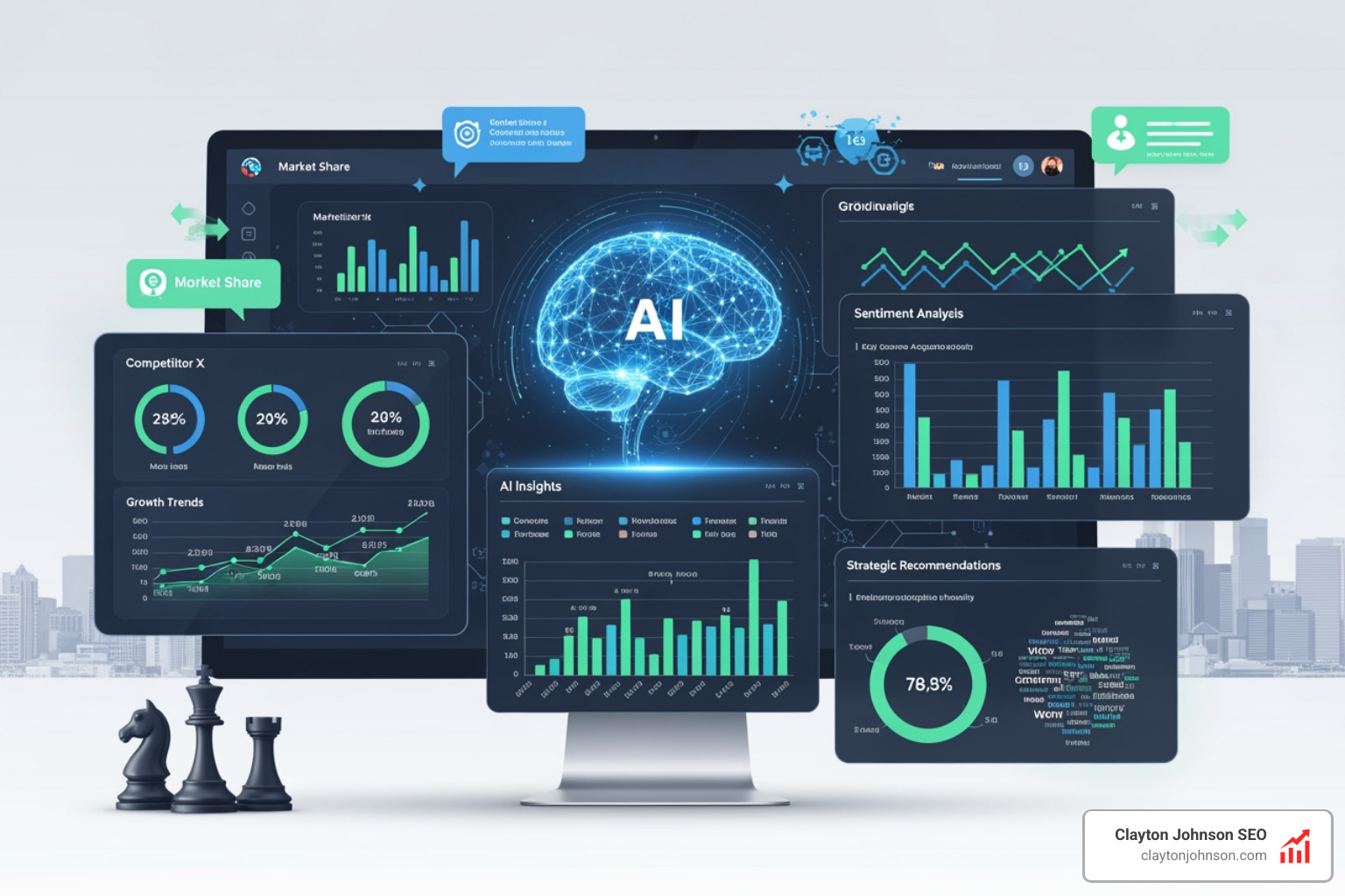 Traditional spreadsheets vs AI visualizations - AI competitive analysis tools