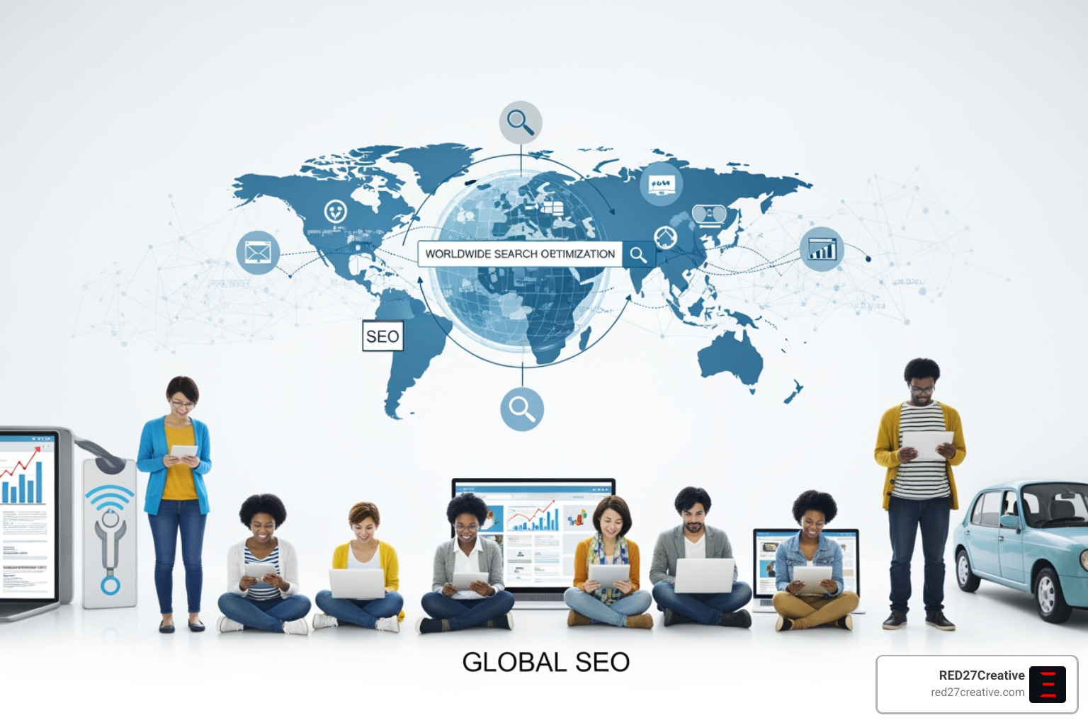 A detailed website architecture diagram showing the relationship between a root domain and its international counterparts using subdirectories and subdomains, highlighting how search engine crawlers navigate localized content - global SEO services A detailed website architecture diagram showing the relationship between a root domain and its international counterparts using subdirectories and subdomains, highlighting how search engine crawlers navigate localized content - global SEO services