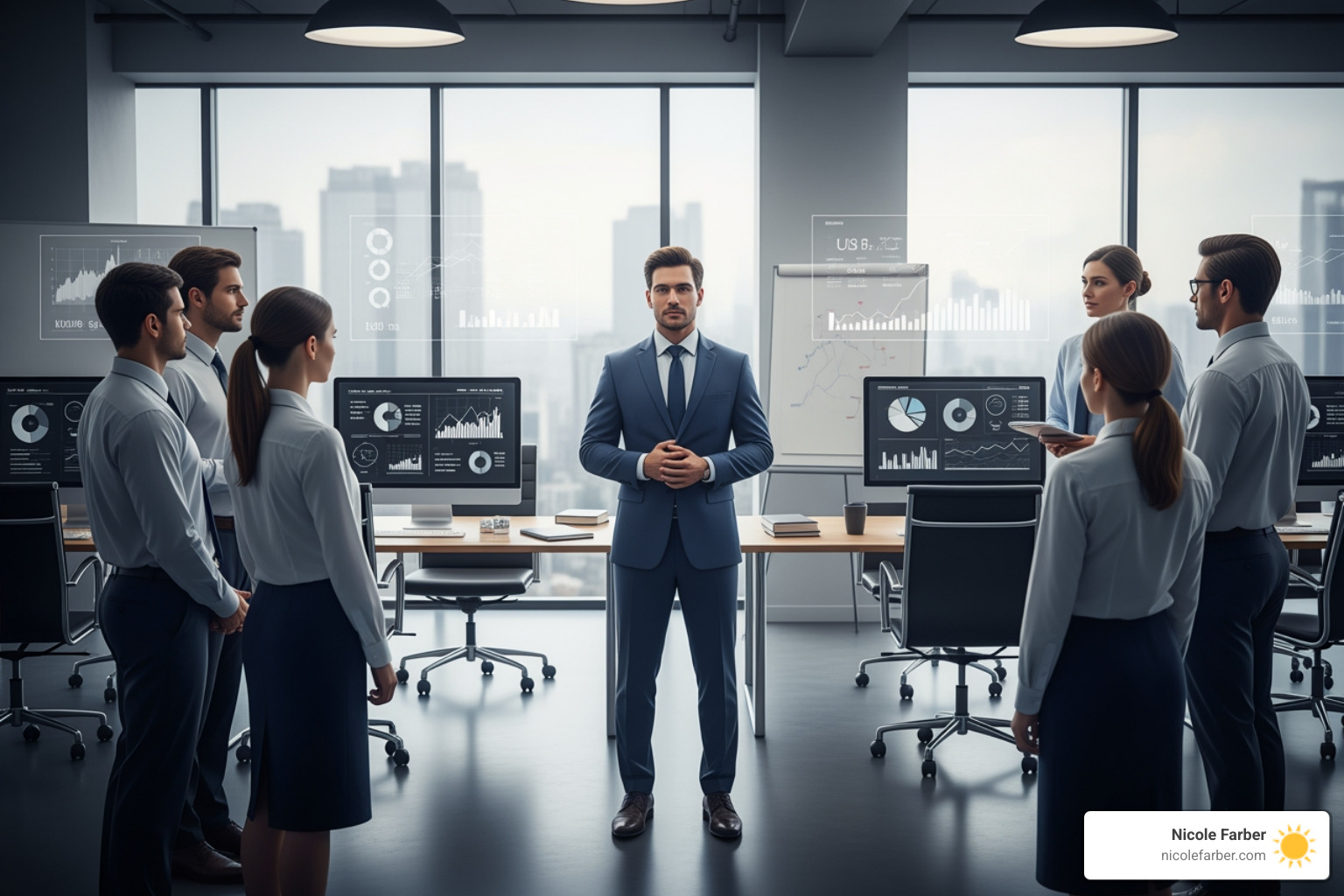 leader modeling calm during a crisis - overcoming challenges in business