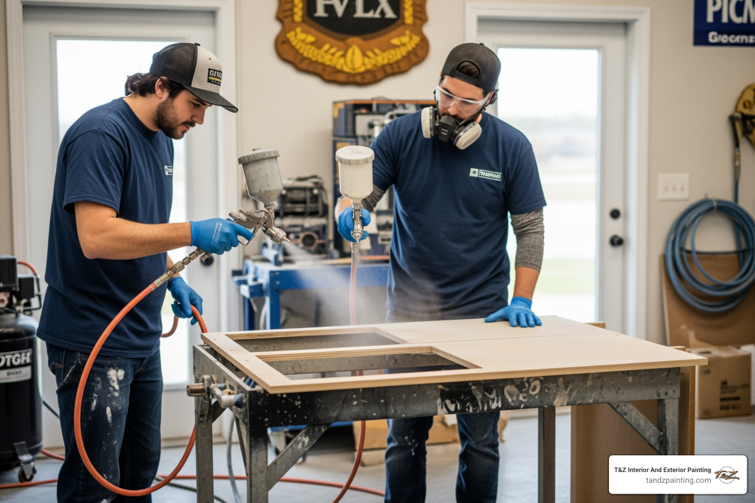 high-volume low-pressure equipment in use - spray paint services high-volume low-pressure equipment in use - spray paint services