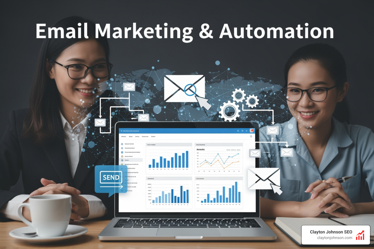 Marketing automation dashboard showing real-time triggers and workflow performance - Email Marketing & Automation Marketing automation dashboard showing real-time triggers and workflow performance - Email Marketing & Automation